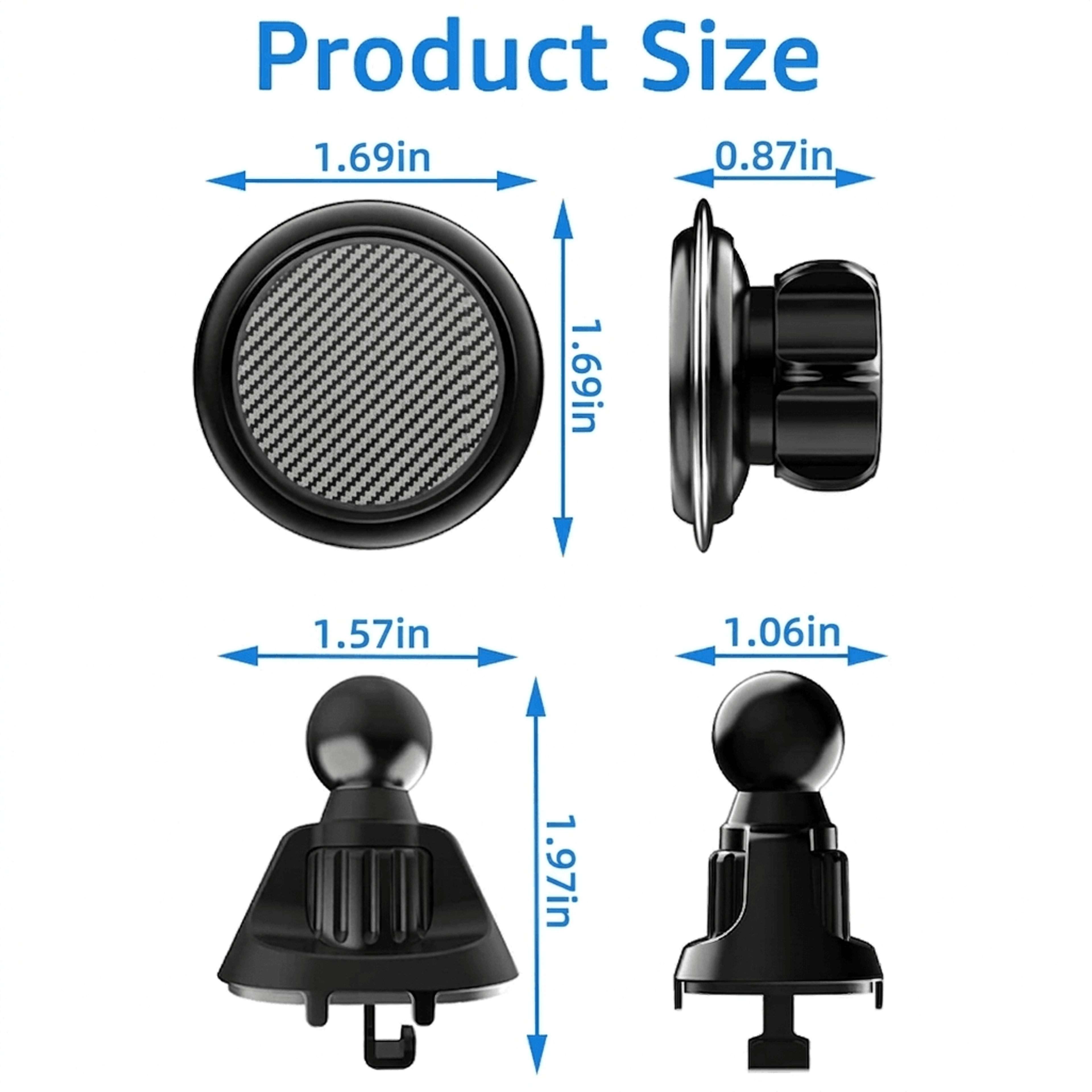 Universal Magnetic Phone Holder For Car Air Vent Secure  Hands Free Phone Mount For Easy Driving 4