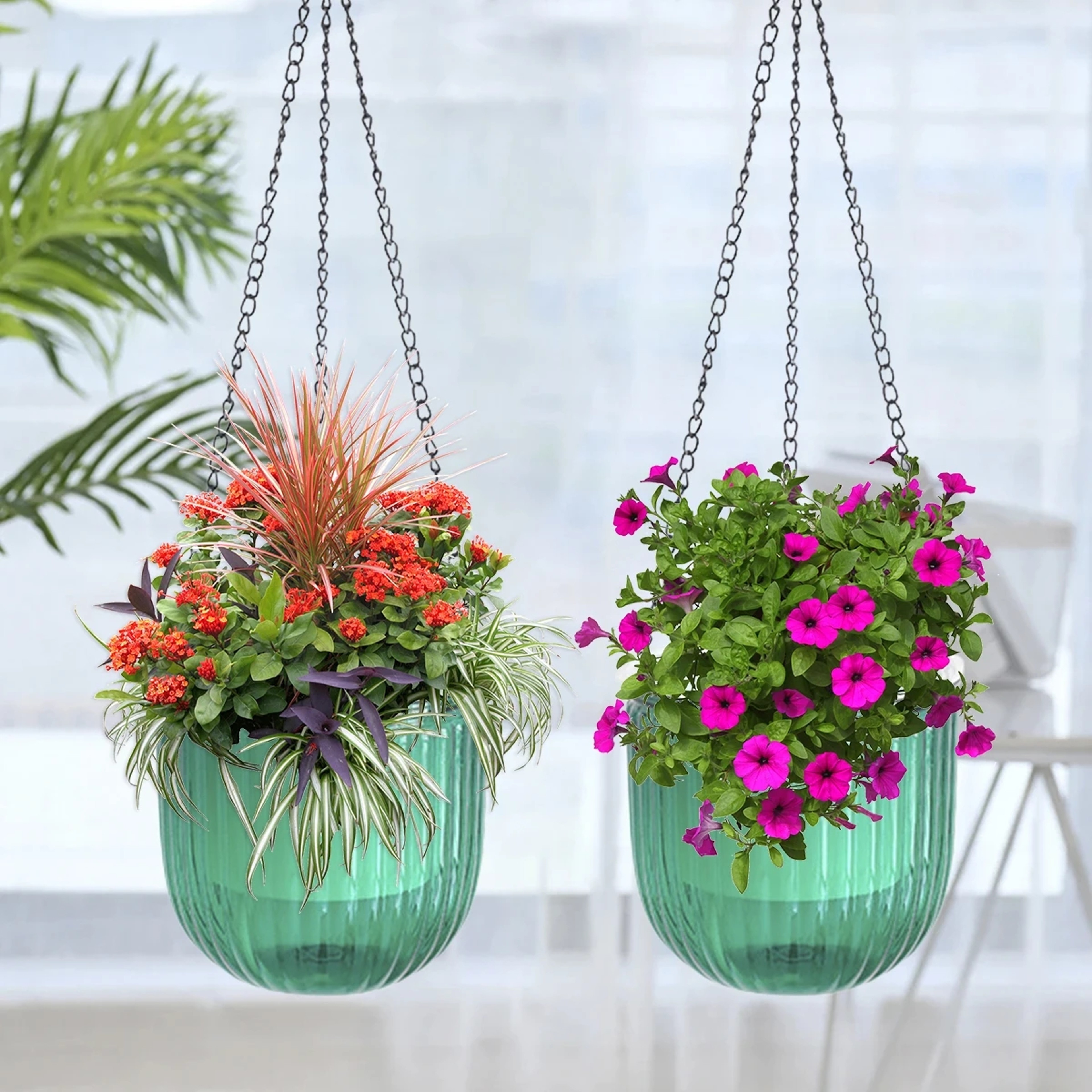 Premium Self Absorbing Hydroponic Flower Pot Thickened Hanging Planter For Indoor Gardening  Lazy C 0