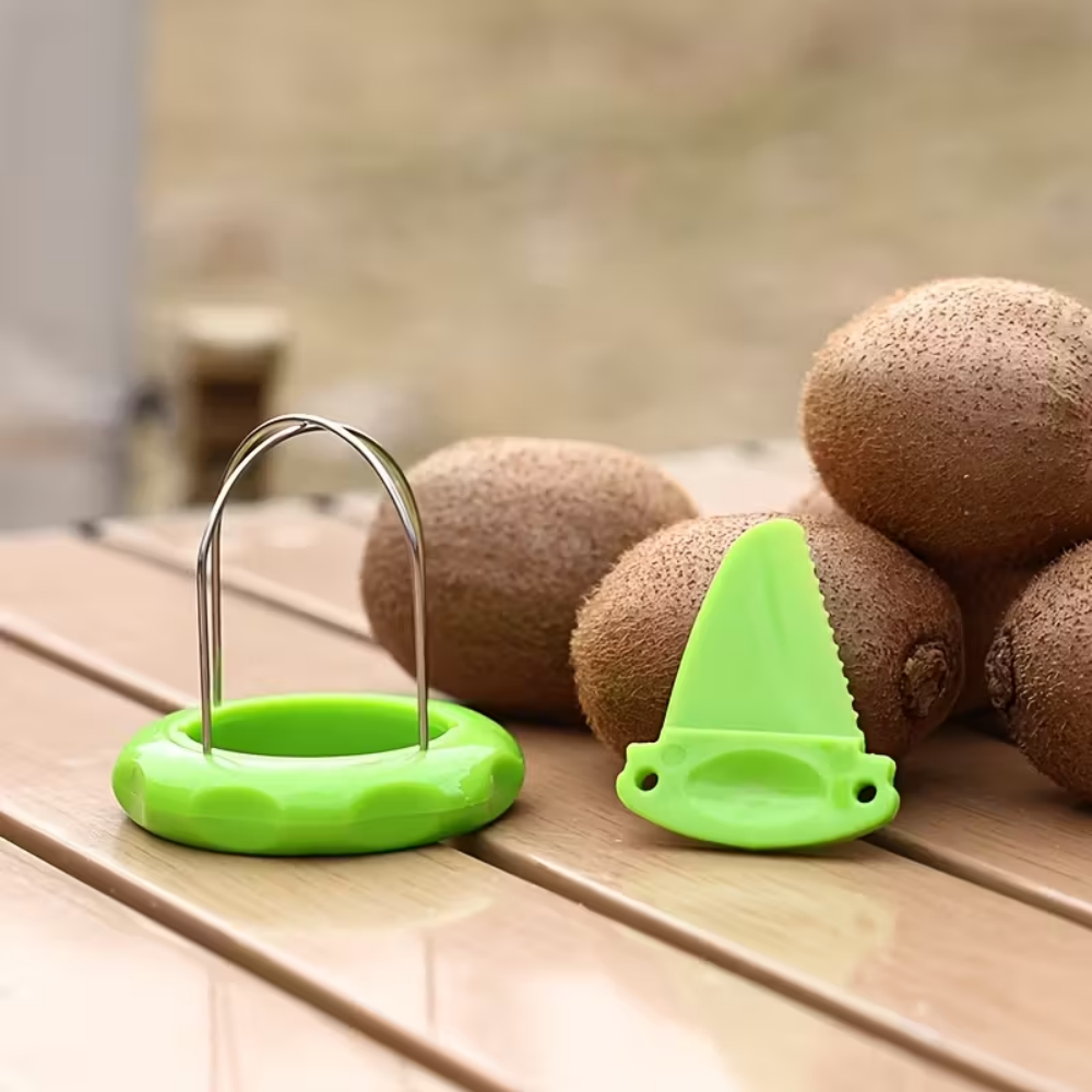 Kiwi Slicer and Fruit Peeler Stainless Steel Scooping Tool – view 4