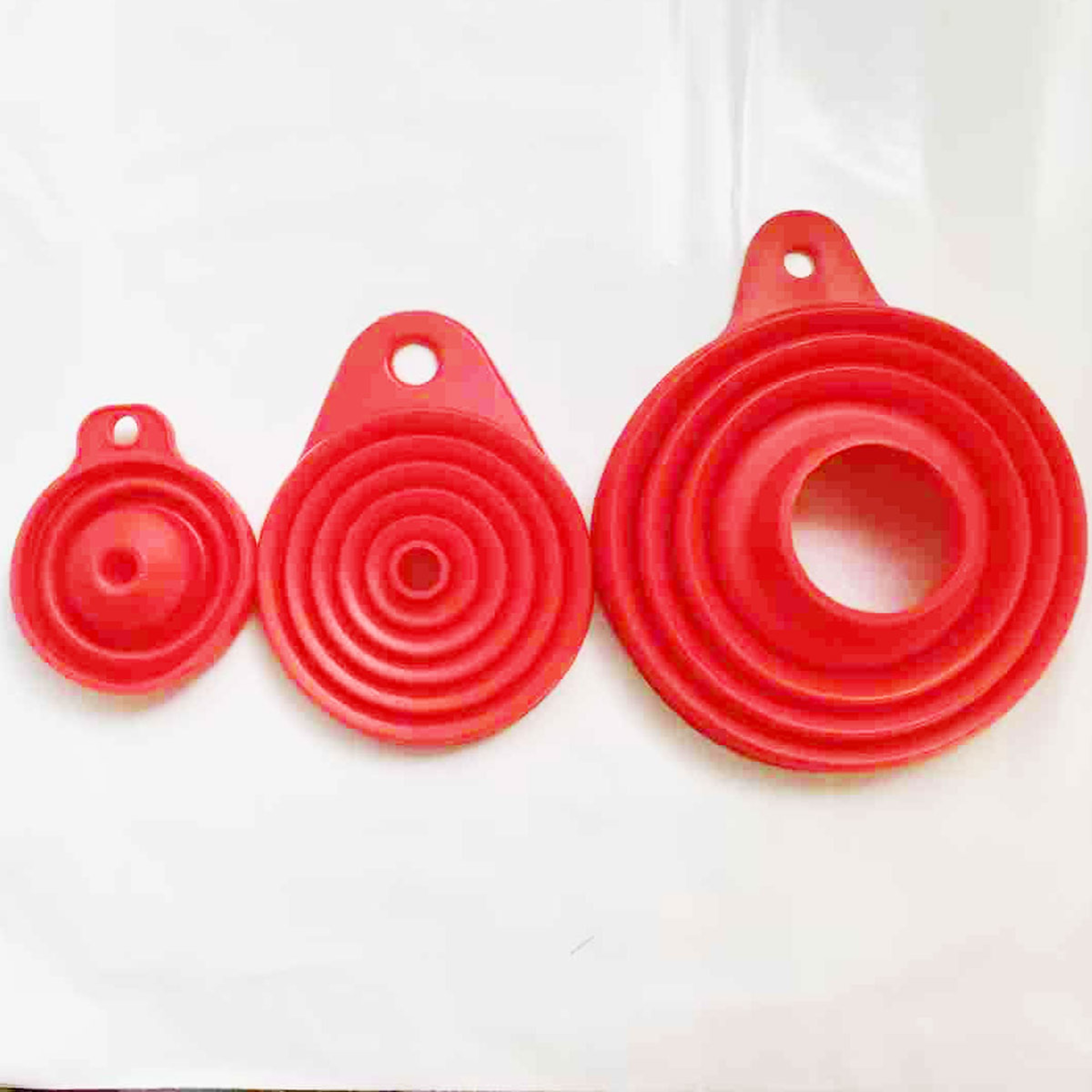Multi-Purpose Silicone Funnel Set for Kitchen Use Perfect for Bottles, Liquids, and Powder Transfer – view 7
