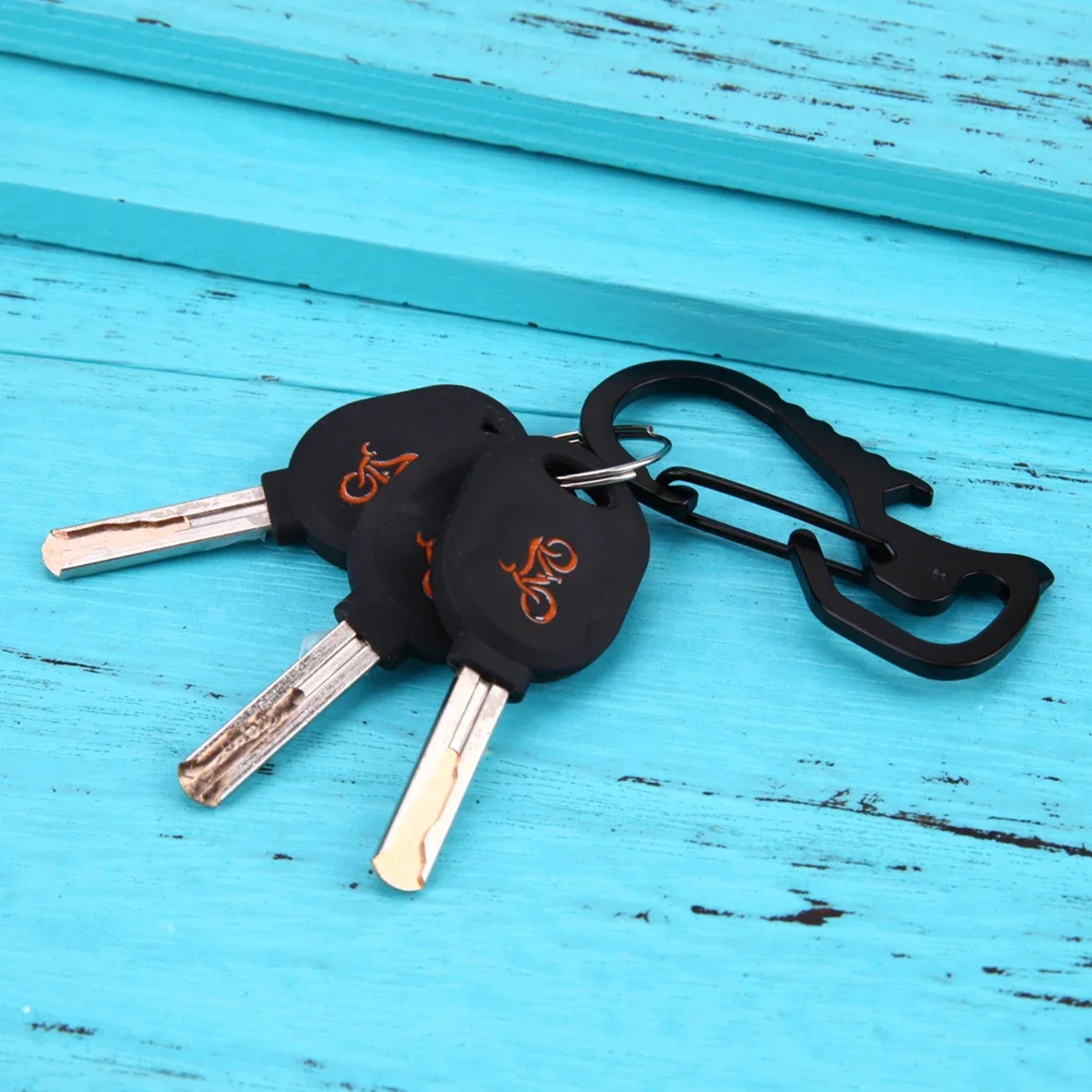 Stainless Steel Carabiner Bottle Opener Keychain With Hex Driver 2