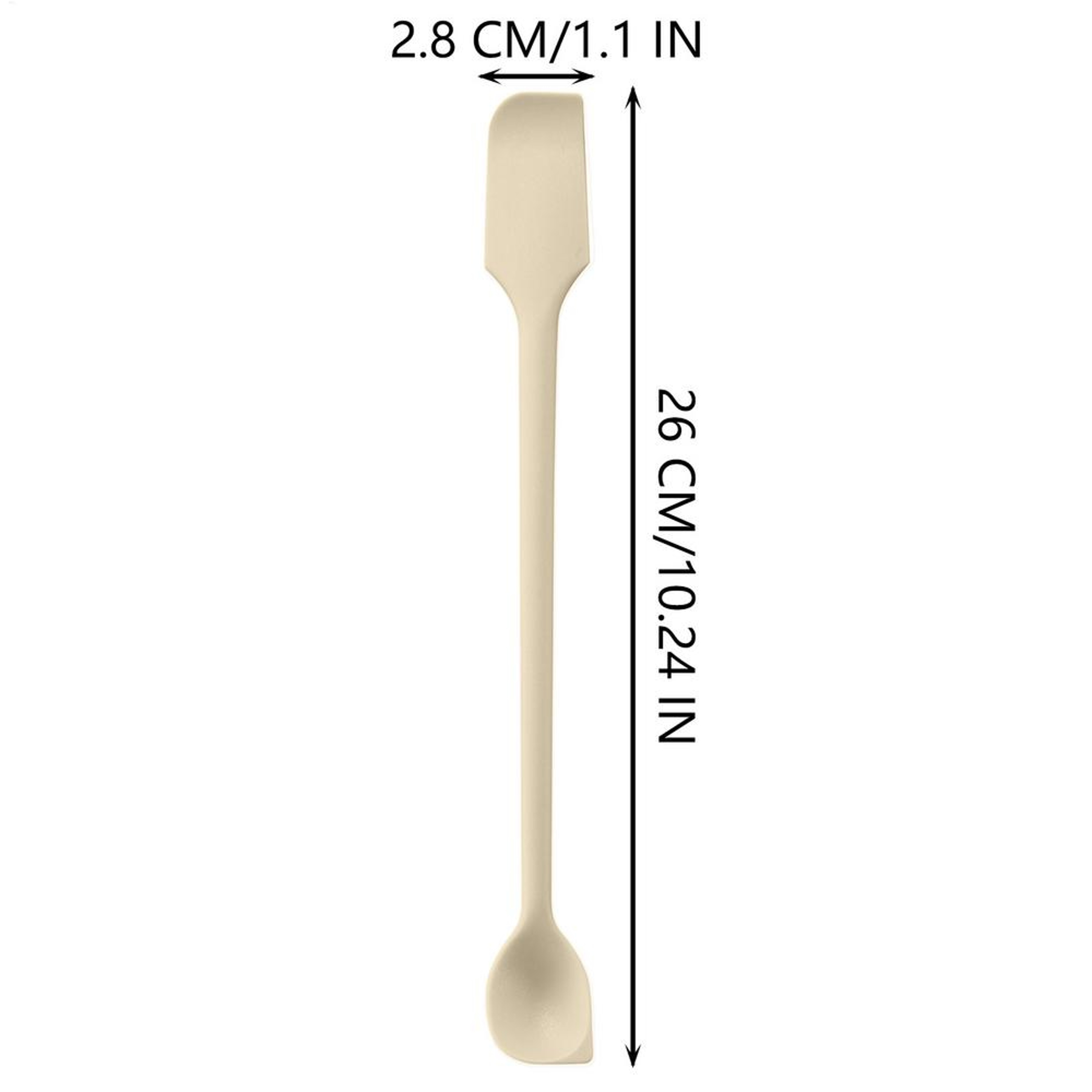 Double Ended Silicone Jar Spatula Mini Scraper for Butter Baking and Nonstick Cooking – view 9