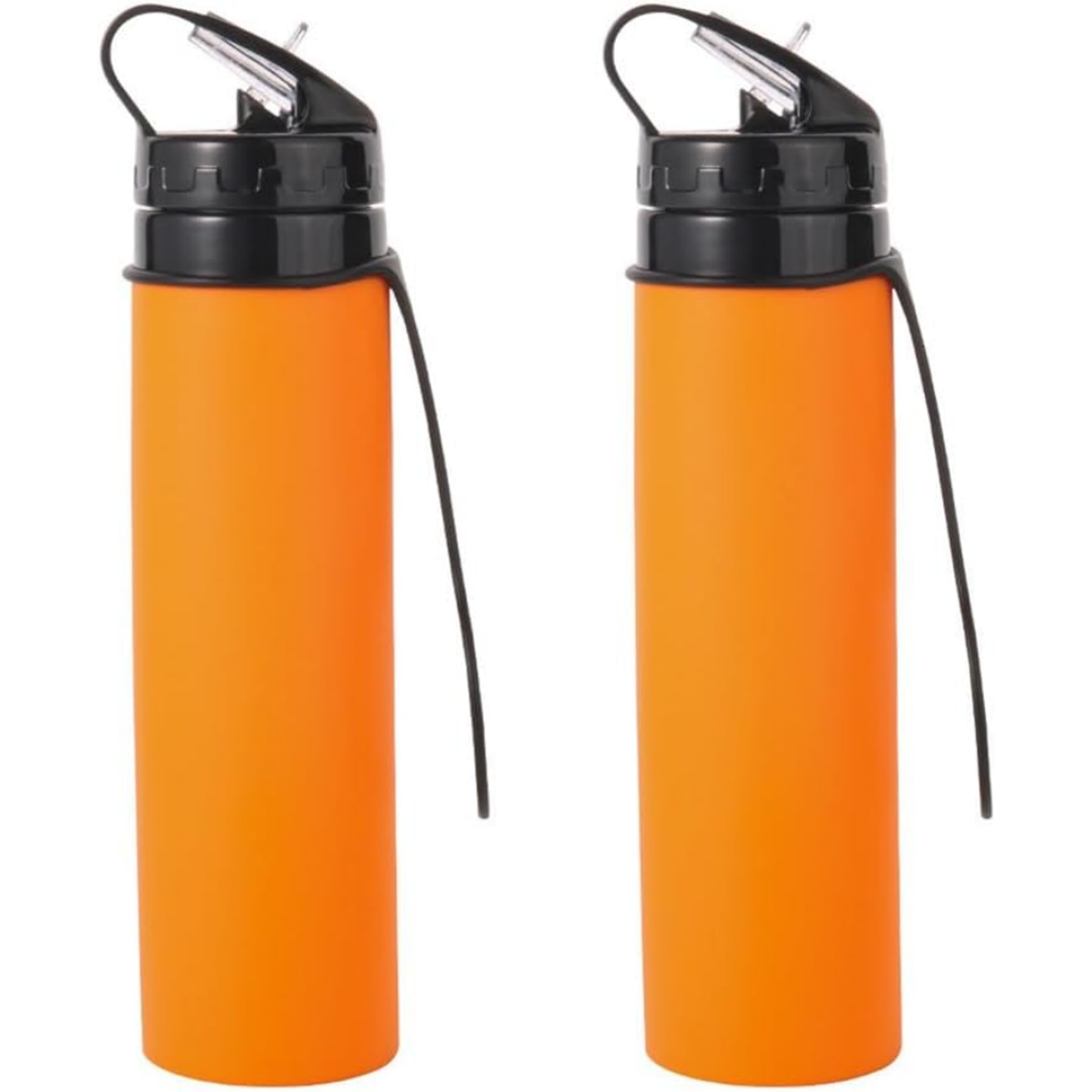 Collapsible Silicone Water Bottle for Travel Hiking and Sports – view 1