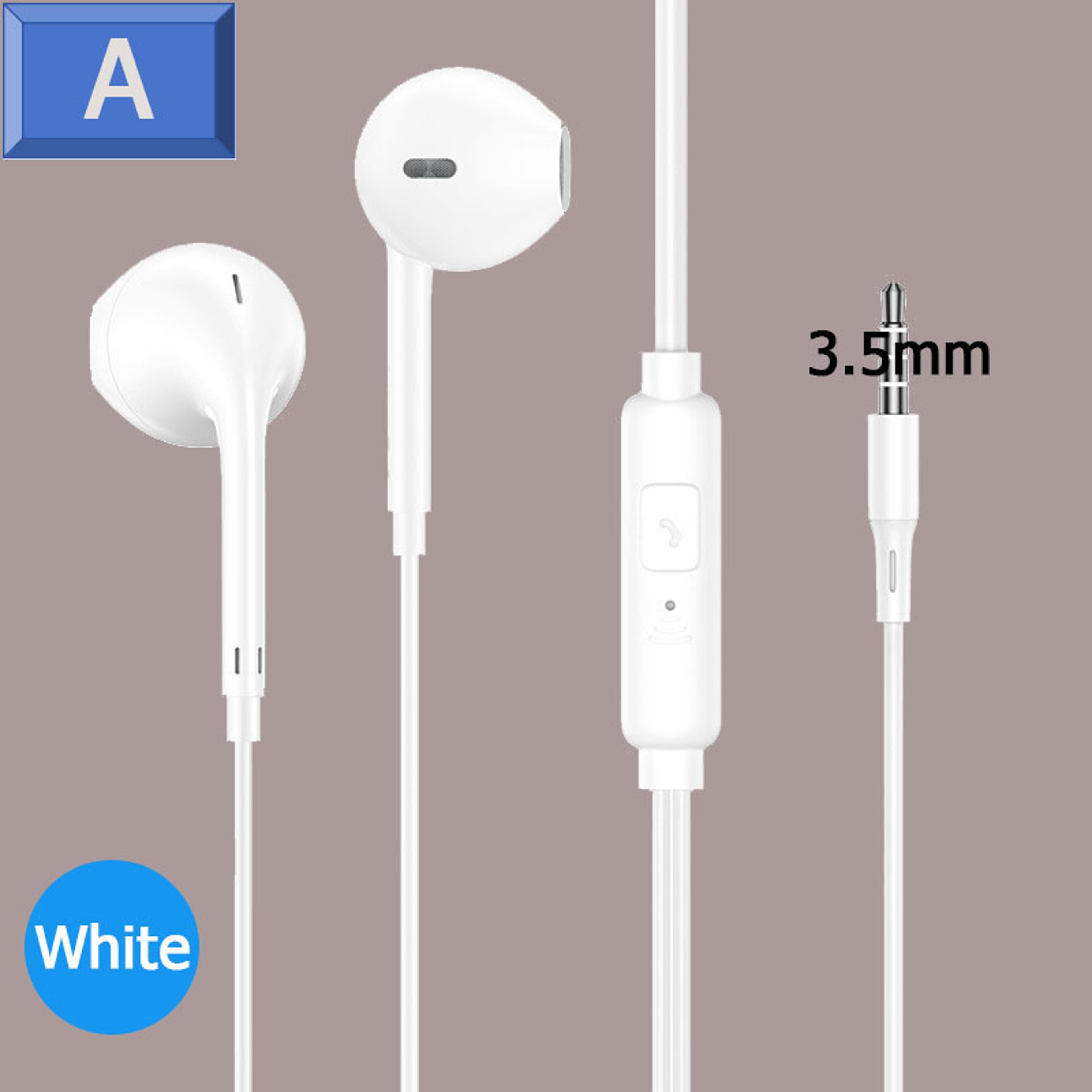 Secure Fit Sports Wired Earbuds with Mic and Stereo Sound – view 8