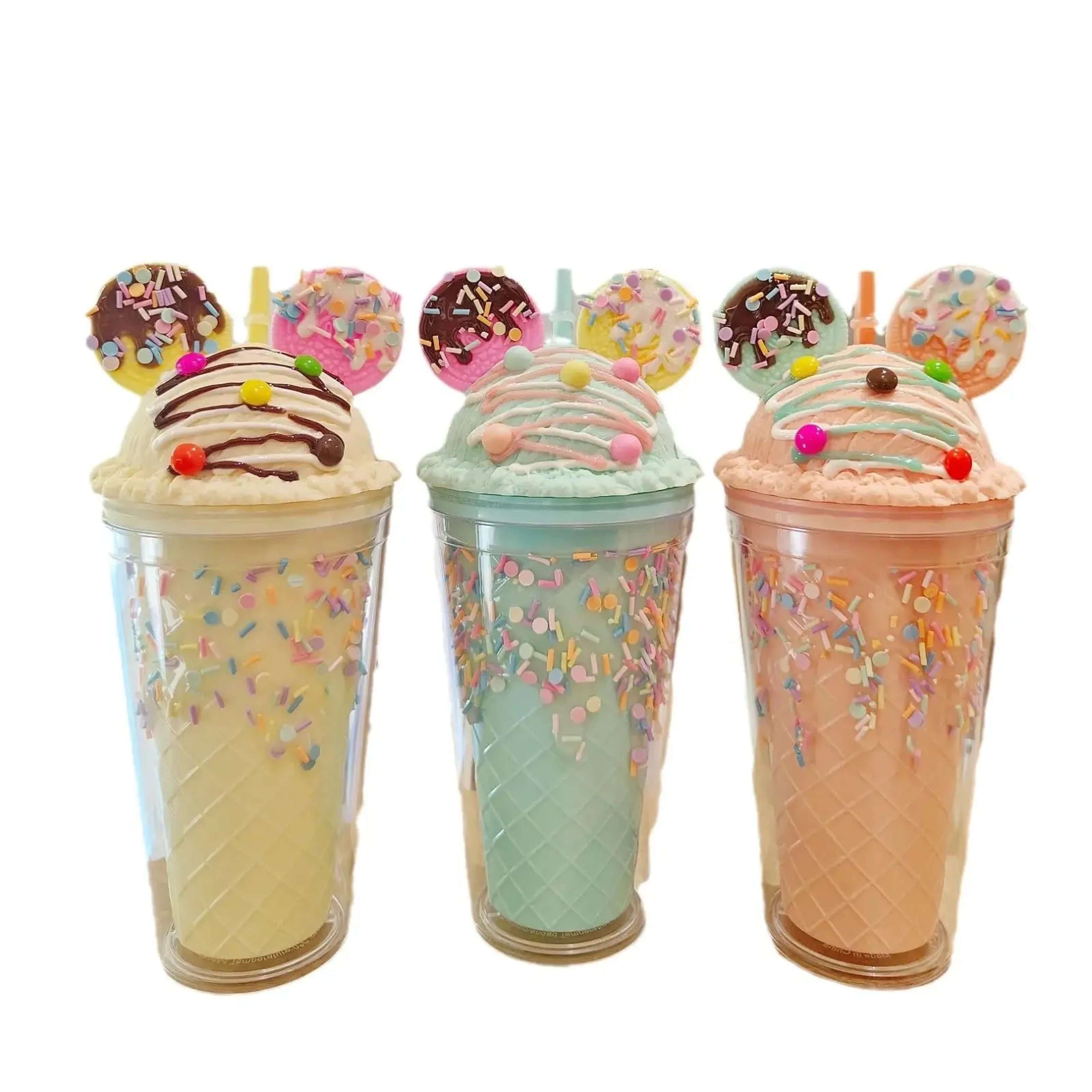 Sparkle Sequin Water Bottle For Girls With Straw BPA Free Double Wall Tumbler 3