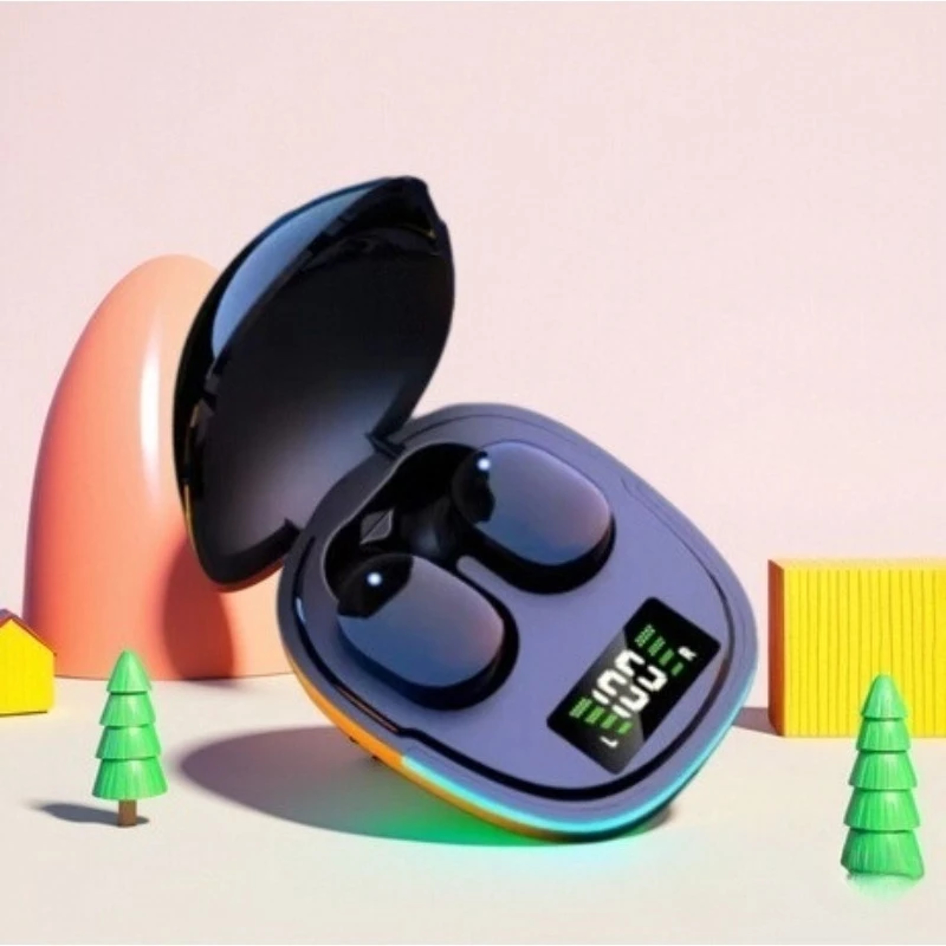 TWS Wireless Bluetooth Earbuds with LED Power Display and Noise Cancelling Mic – view 6
