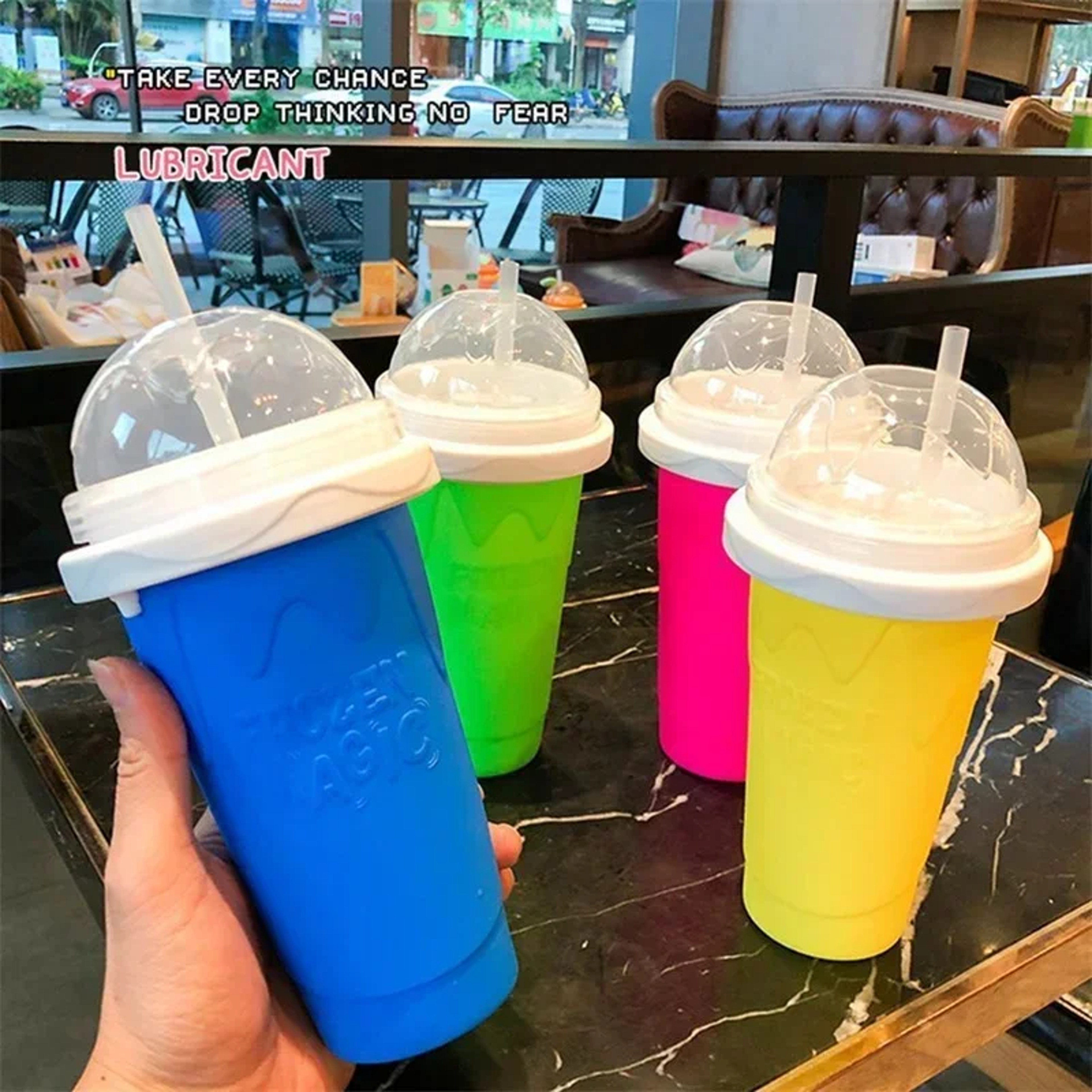 Magic Slushy Maker Cup Instant Frozen Squeeze Cup for Homemade Smoothies and Shakes – view 3