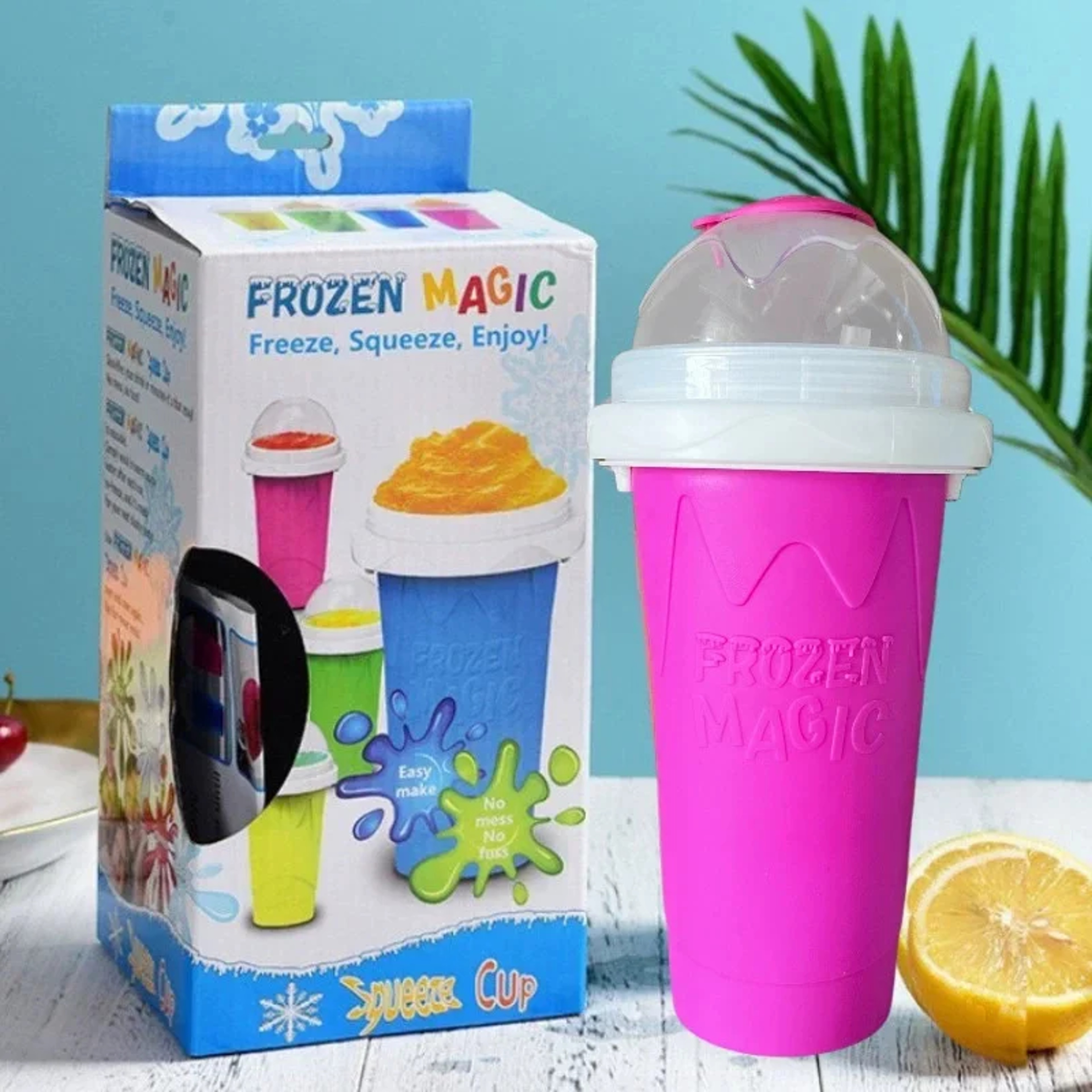 Magic Slushy Maker Cup Instant Frozen Squeeze Cup for Homemade Smoothies and Shakes – view 10