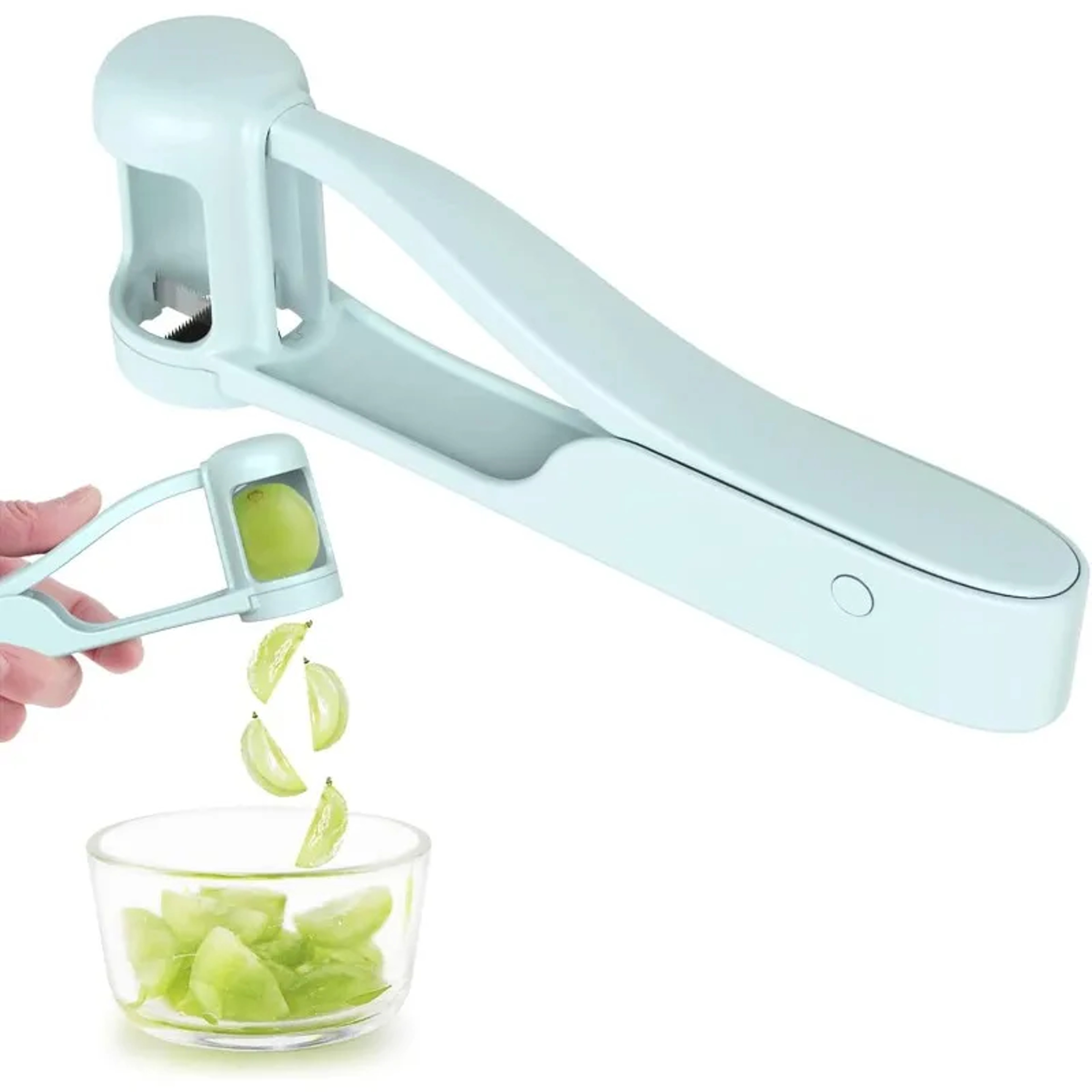 Safety First Grape and Tomato Slicer for Toddlers Quick Fruit Quartering Tool – view 9