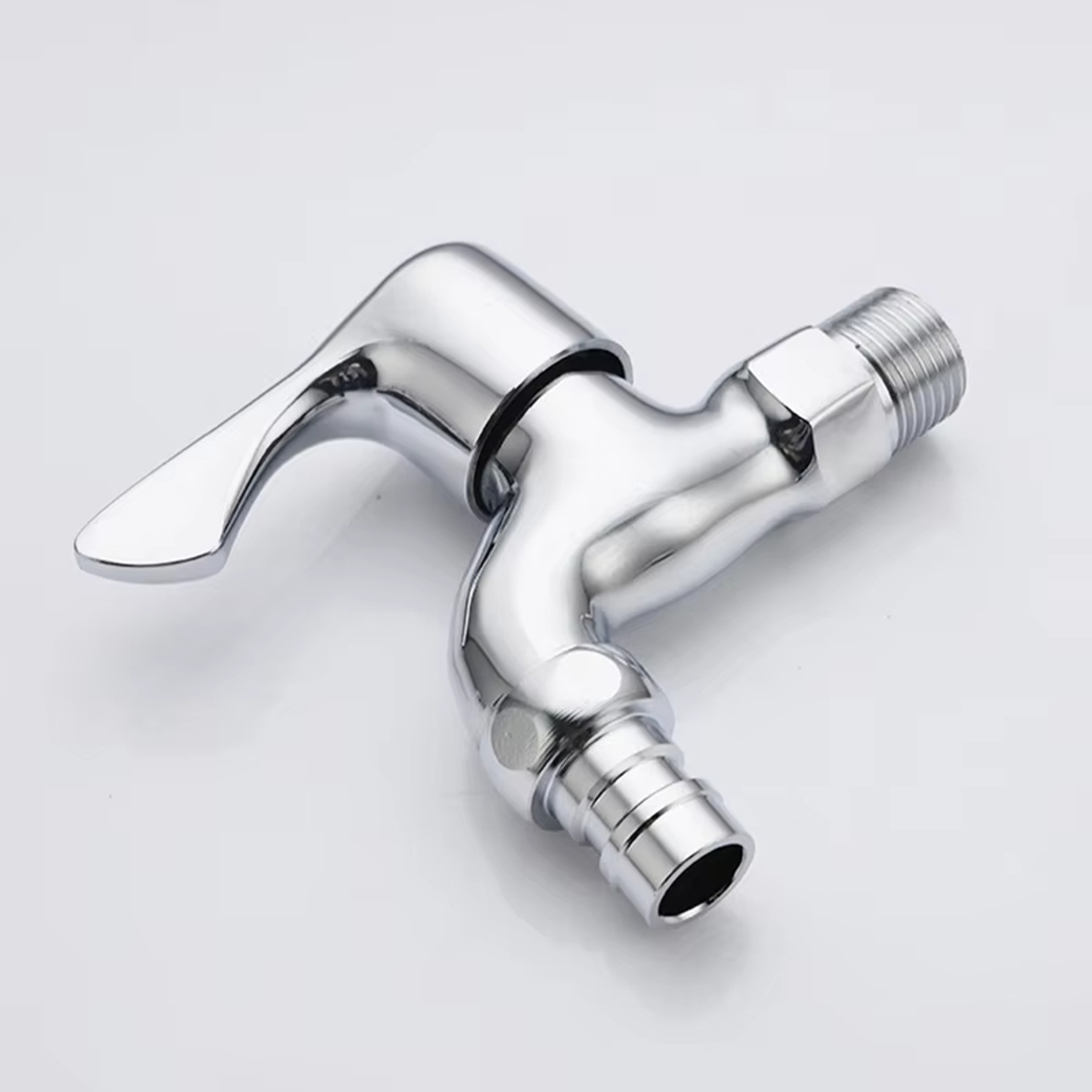 Solid Brass Washing Machine Faucet Wall Mount Garden Bibcock Tap – view 2