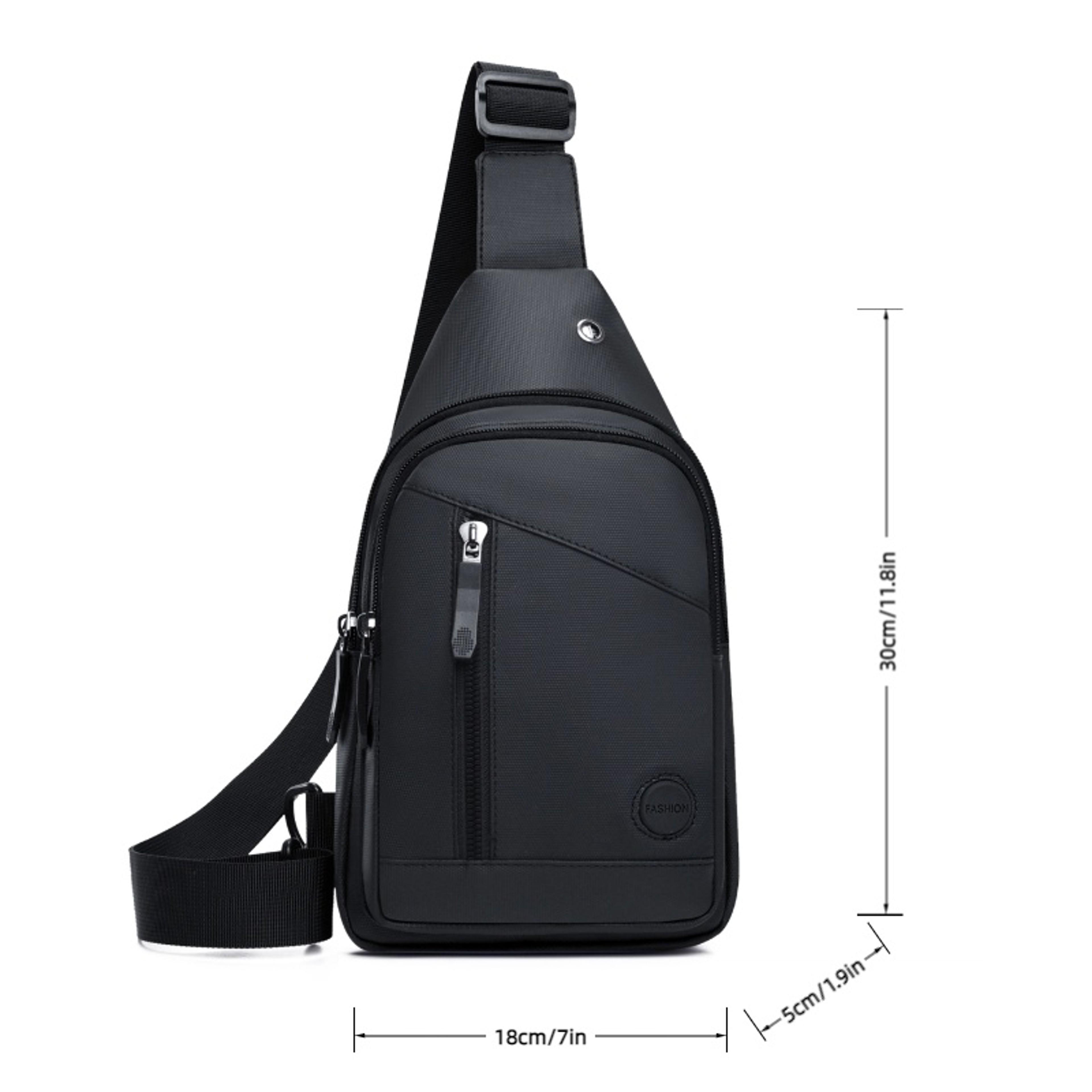 Adjustable Single Shoulder Chest Bag for Men Ideal for Outdoor Sports Commuting and Crossbody Use – view 6