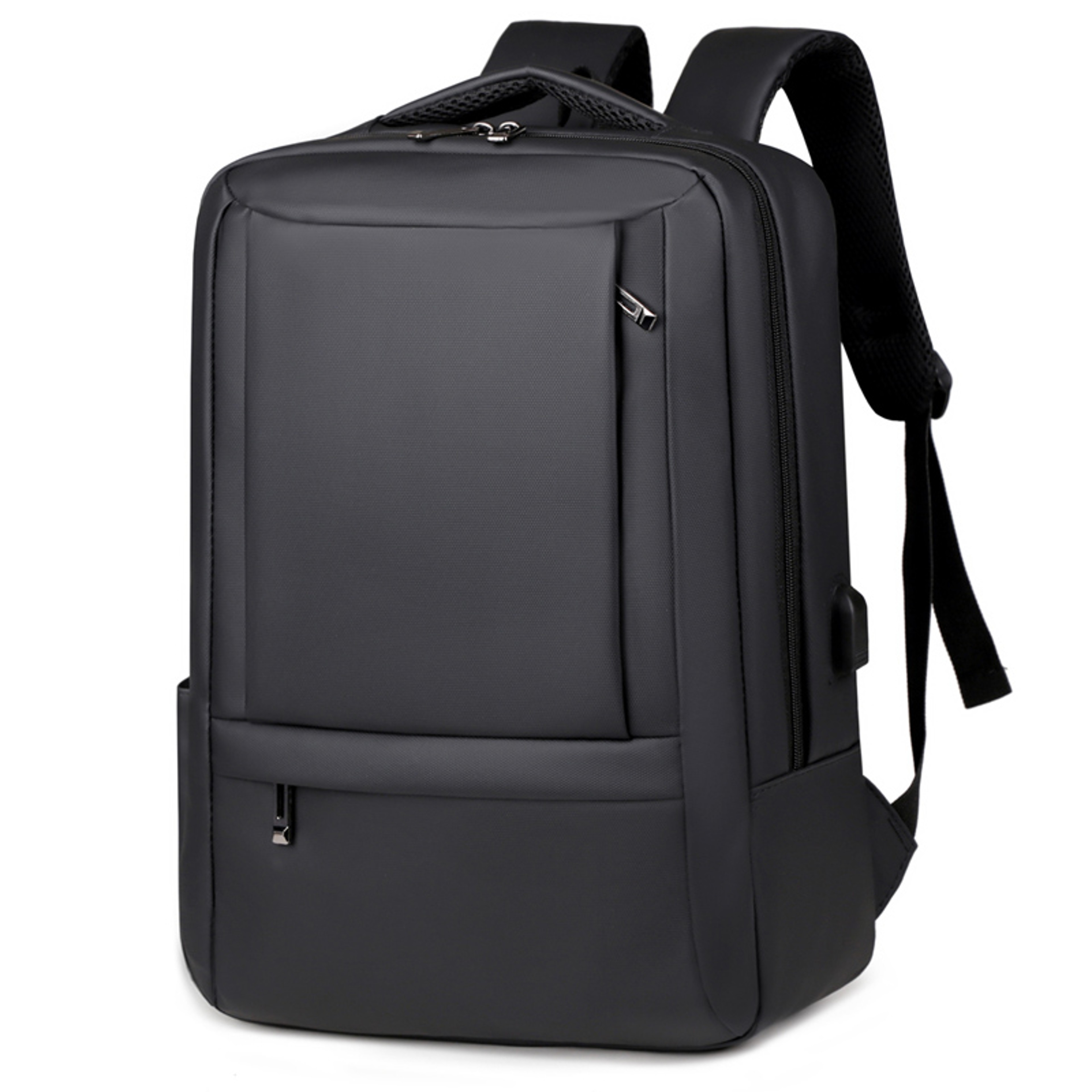 Mens Business Backpack Large Capacity  Multi Compartment Laptop Bag For Work  Travel 5