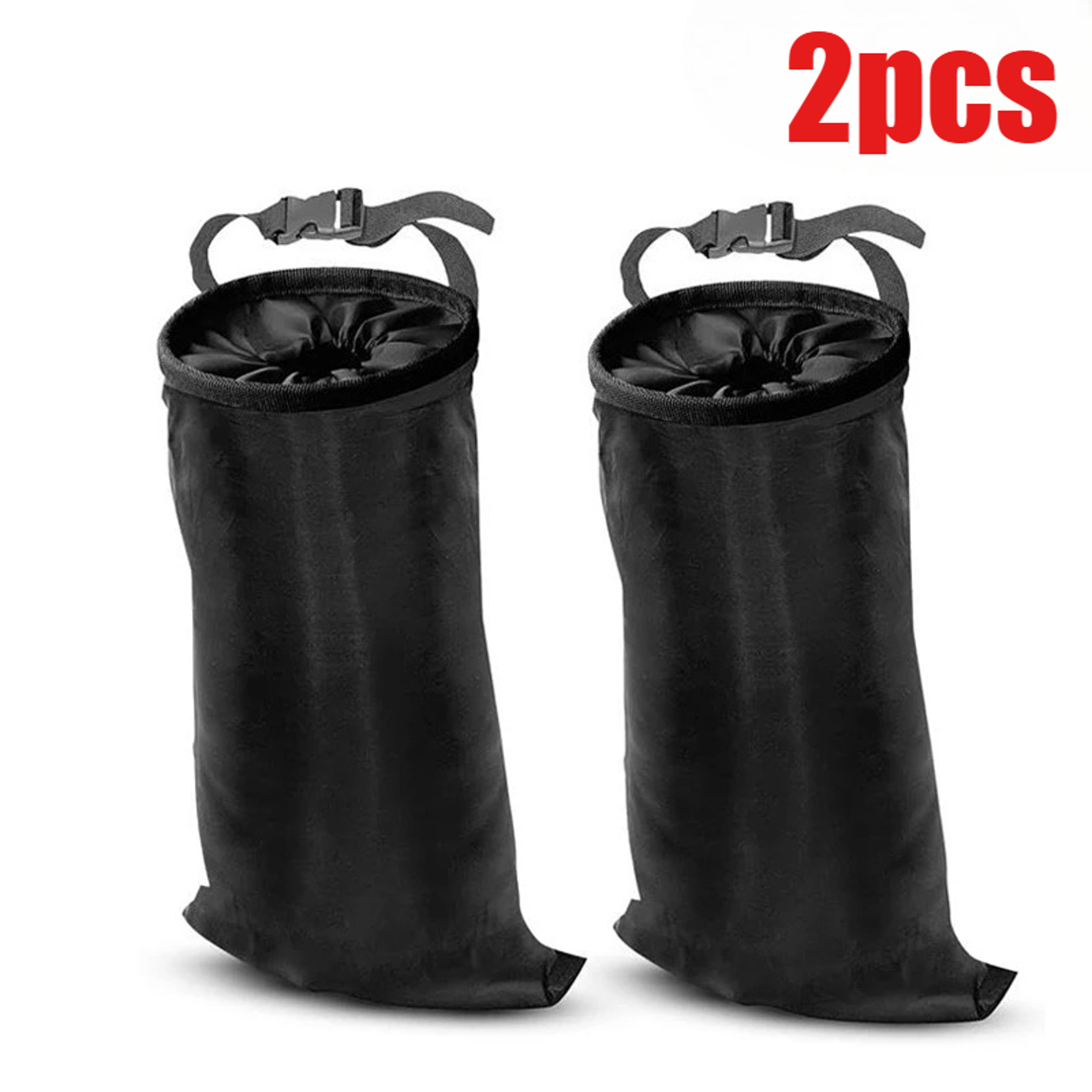 Hanging Car Trash Bag Back Seat Headrest Garbage Can – view 8