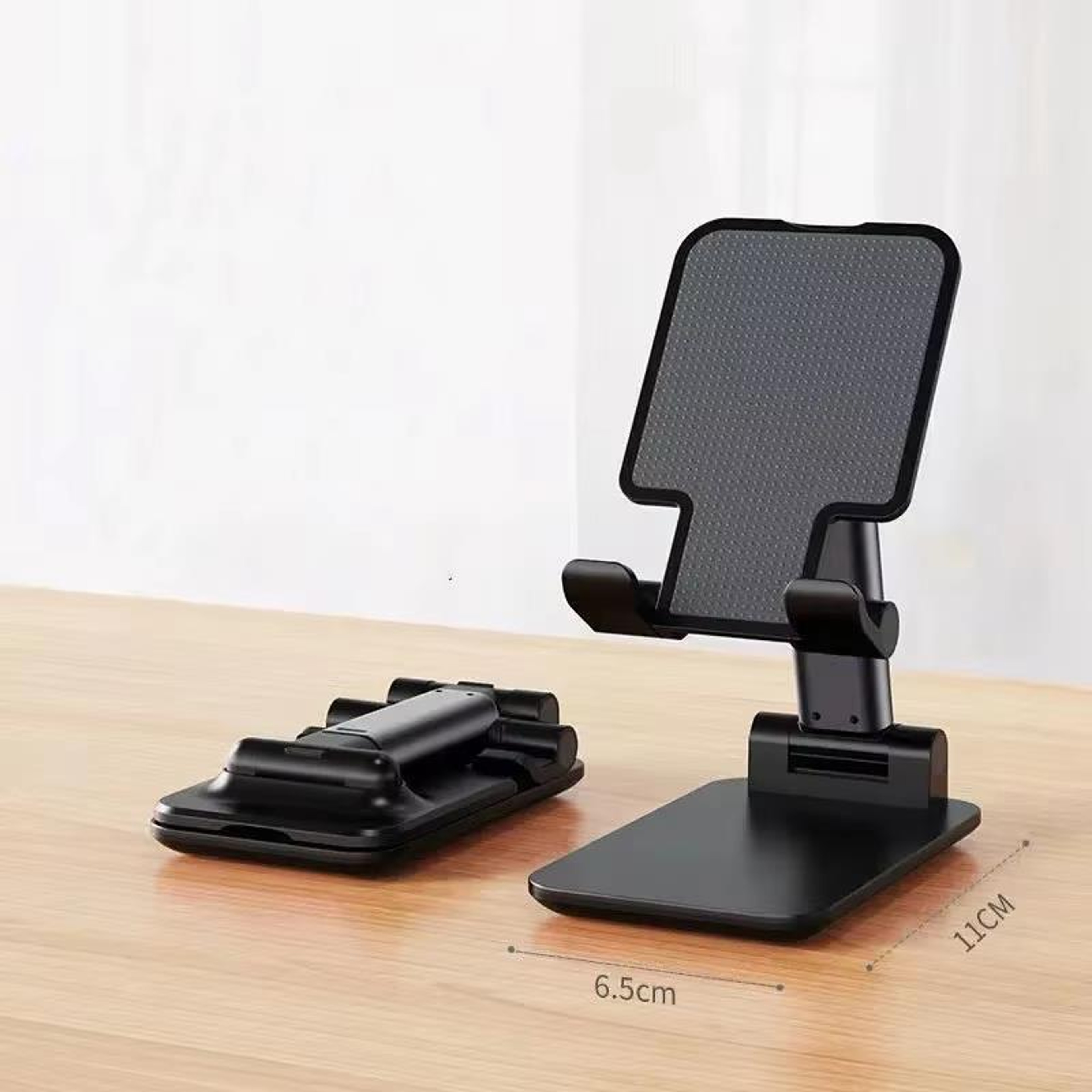 Adjustable Foldable Phone Holder Stand for Desk and Tablet Use – view 7