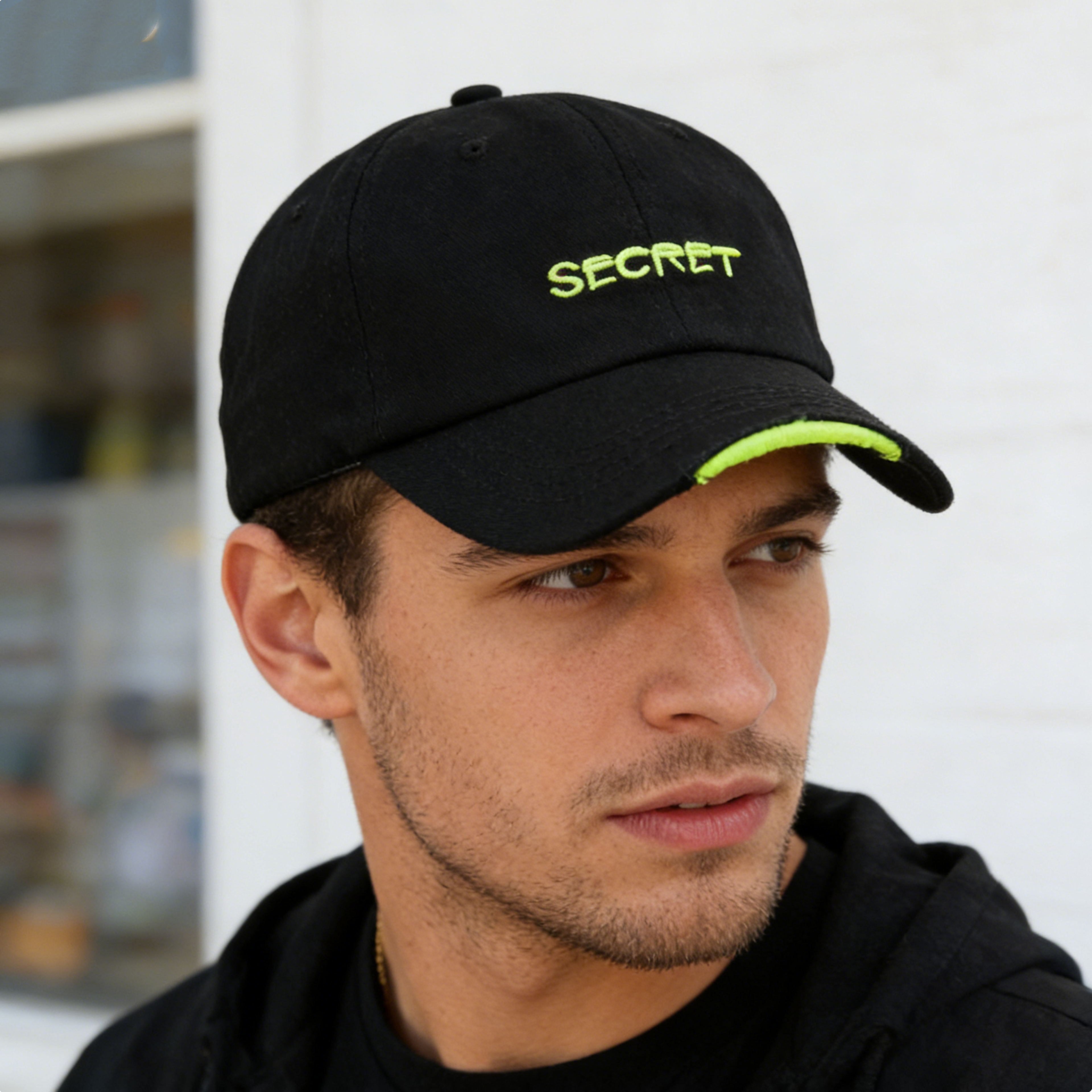 Adjustable Unisex Baseball Cap With Embroidered Letters Soft Top  Face Slimming 3