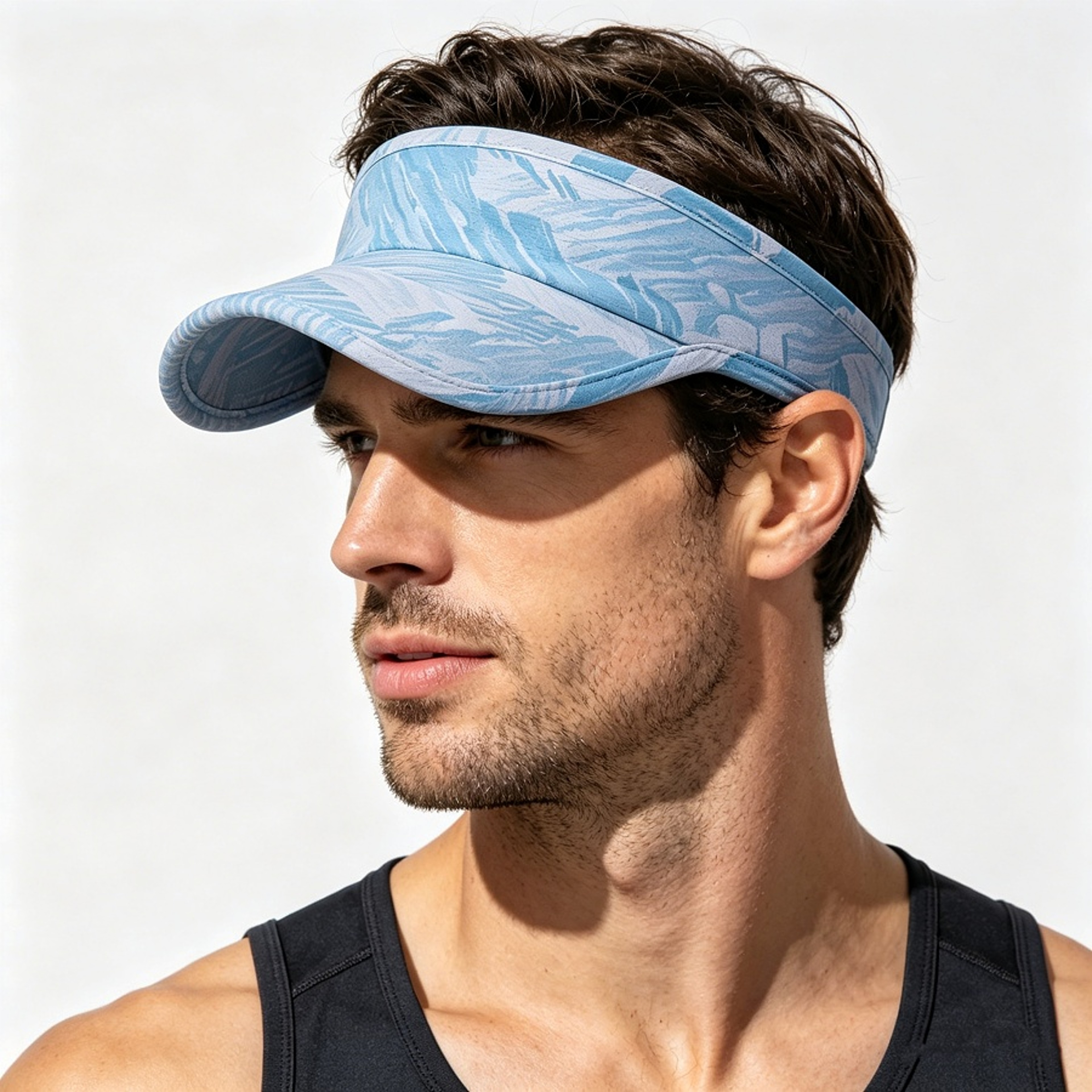 Lightweight Summer Visor Hat Quick Dry Breathable Baseball Cap For Outdoor Travel  Running 2