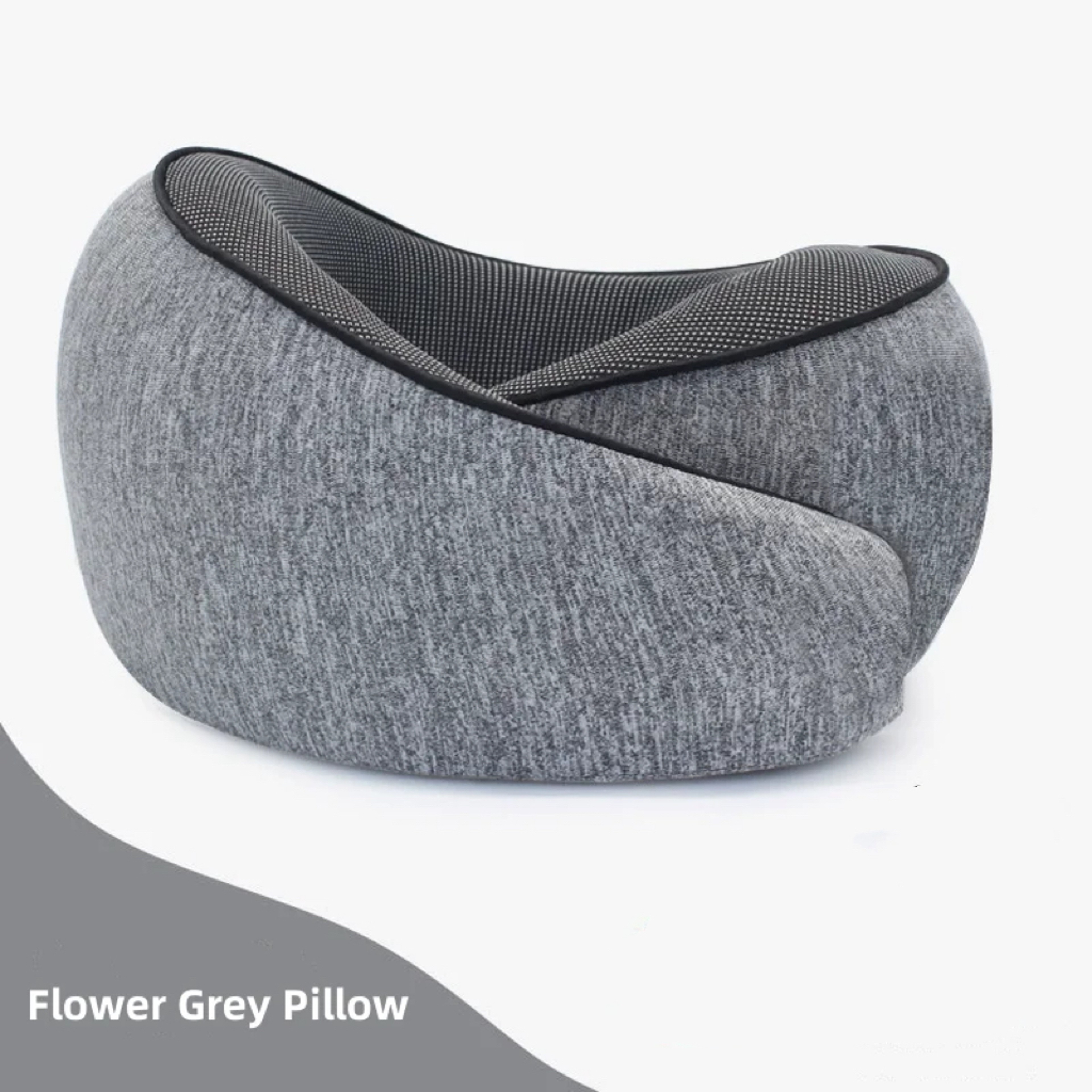 Premium Memory Foam Neck Support Pillow U Shaped Portable Travel Neck Pillow for Flights Cars & Office Naps – view 7