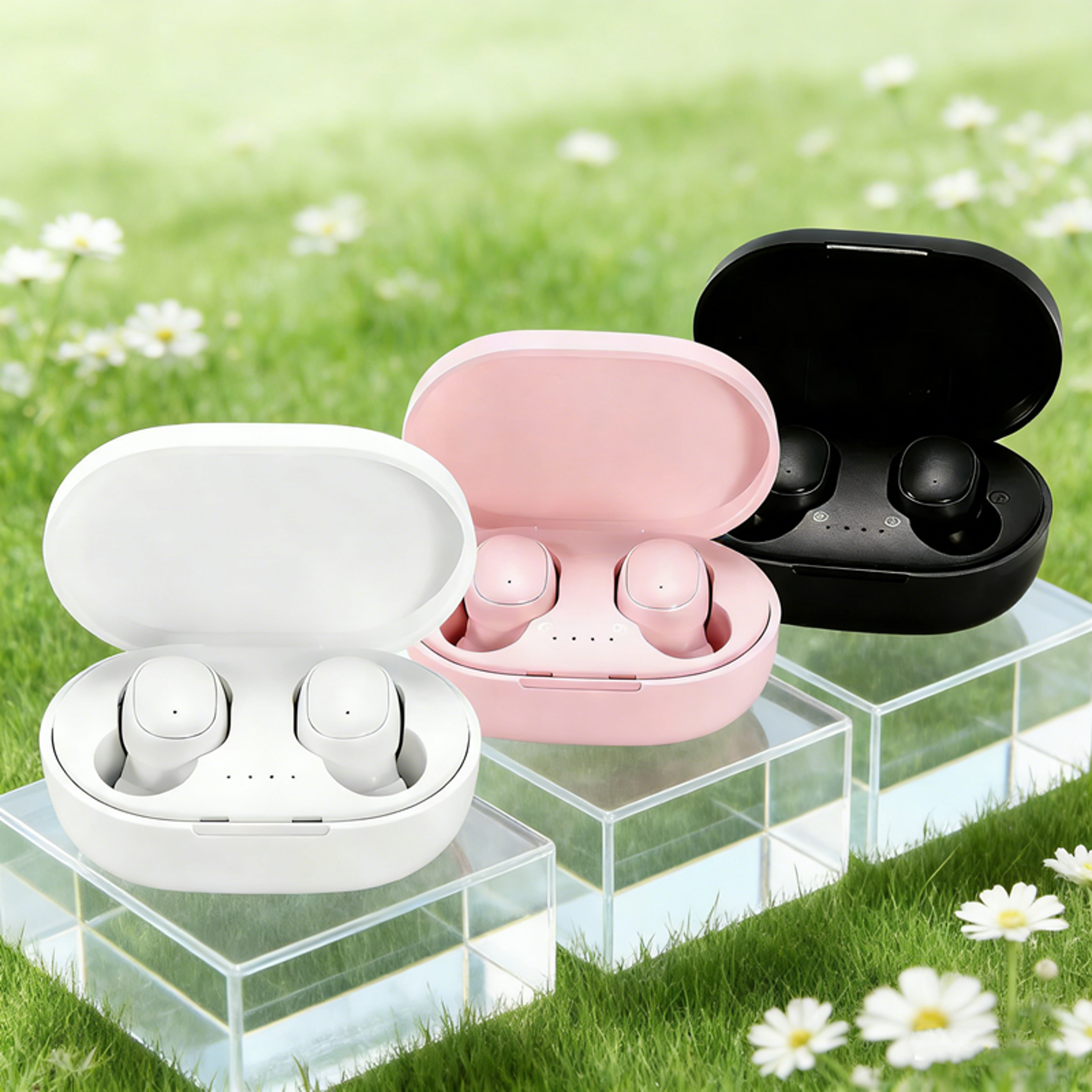 Premium TWS Wireless Bluetooth Earbuds with Mic Noise Canceling Headphones – view 1