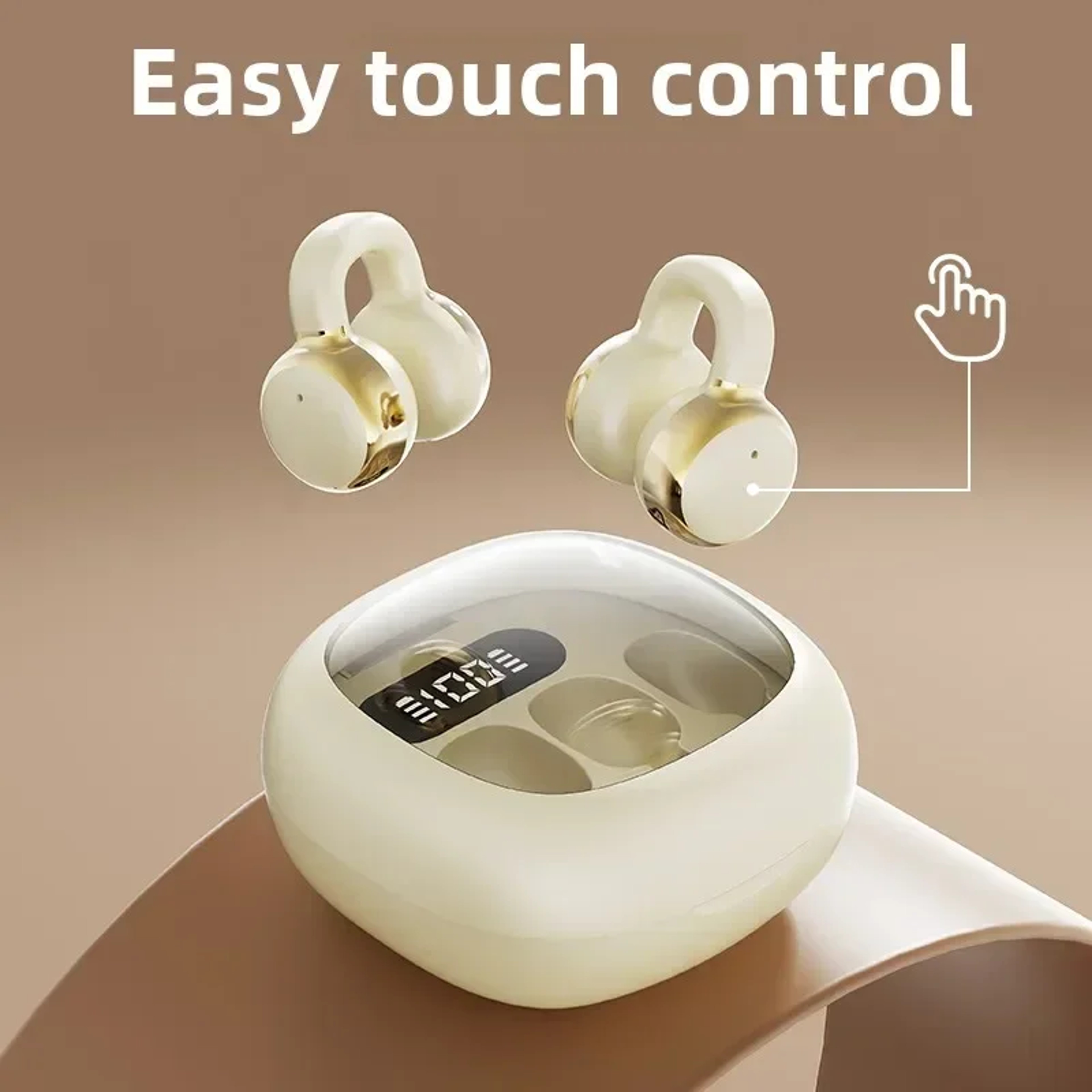 Wireless Bluetooth Earbuds with Digital Power Display & Stereo Sound – view 6