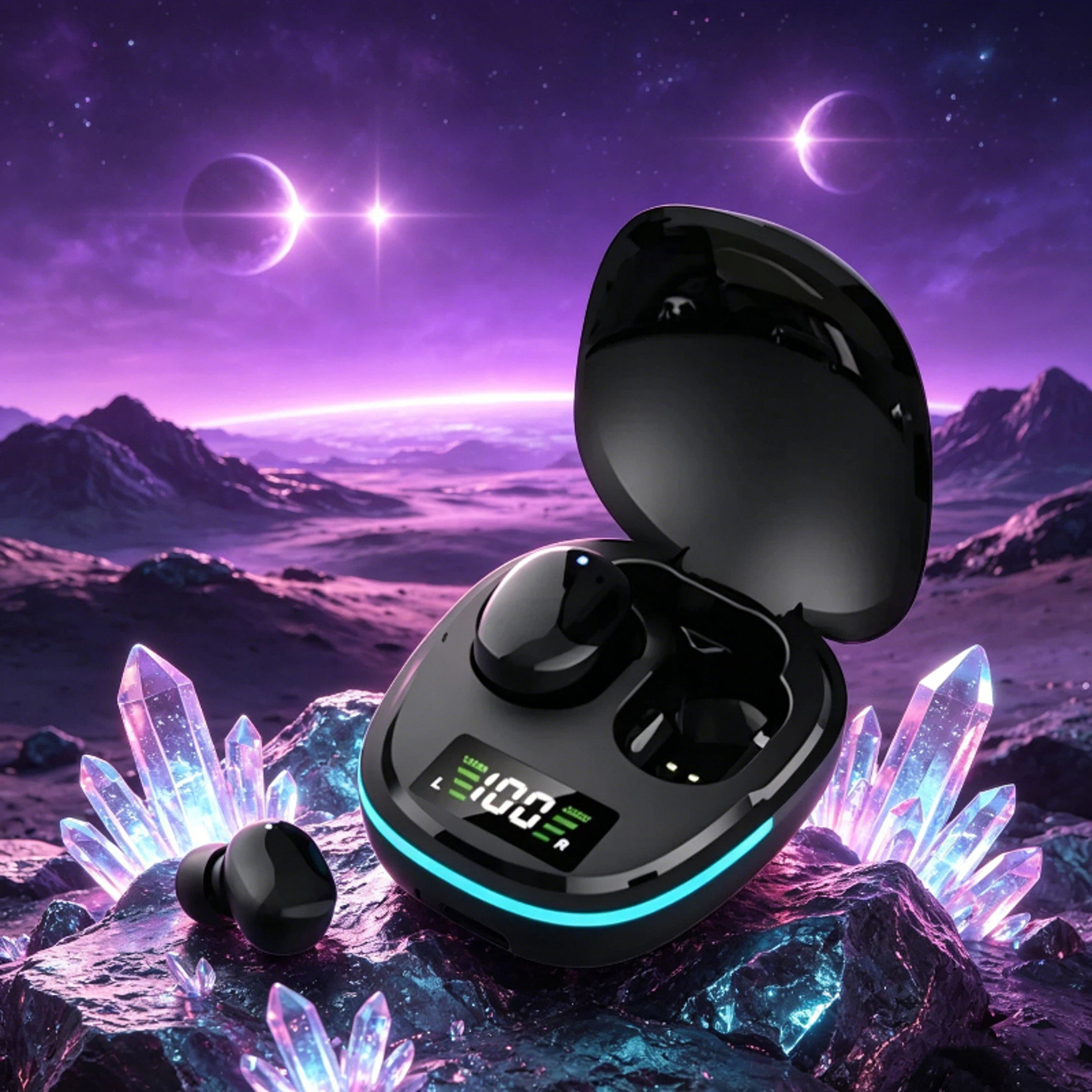 TWS Wireless Sport Earbuds with Mic Bluetooth In Ear Headset – view 1