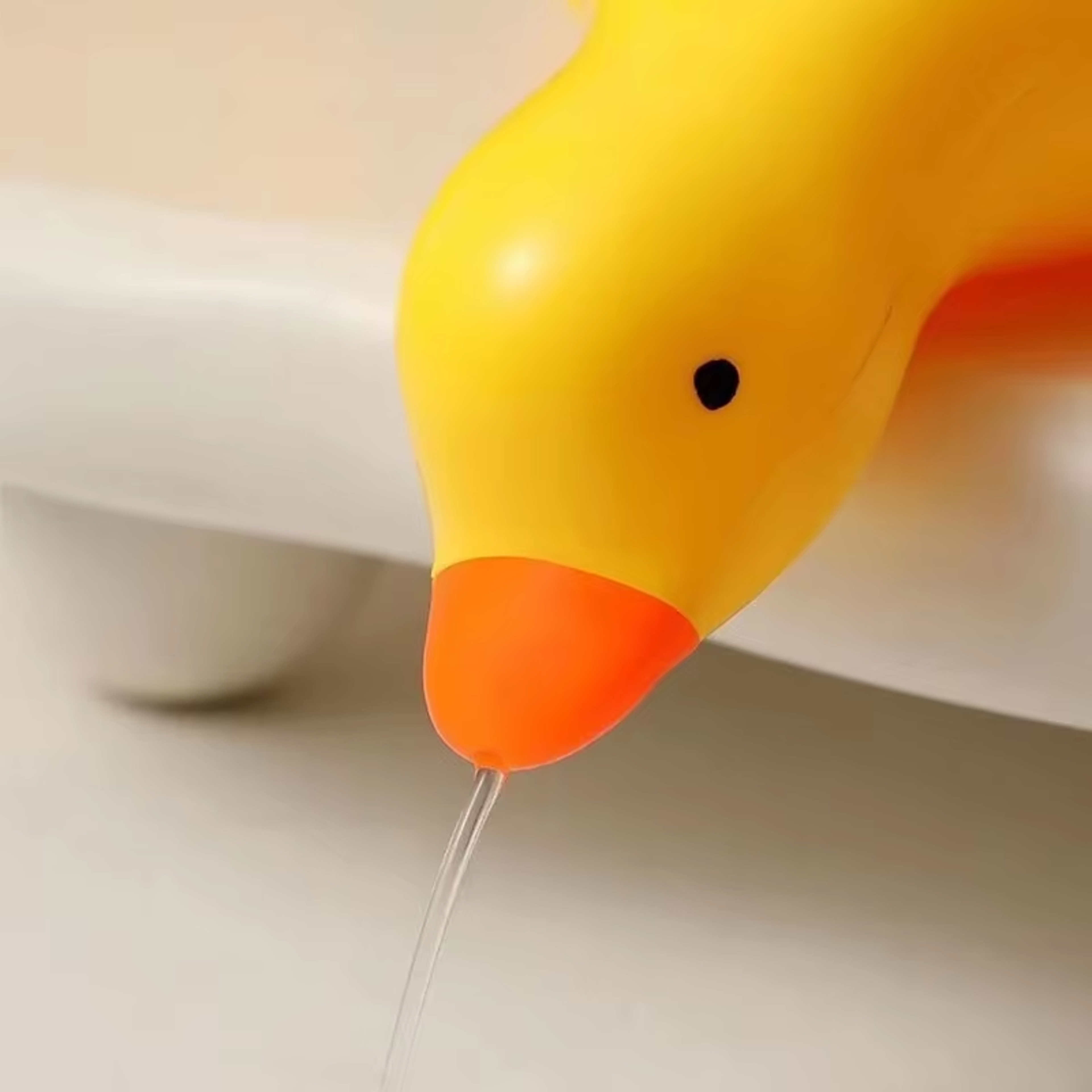 Cute Duck Soap Dish Self Draining Soap Tray  Bathroom Soap Holder 3