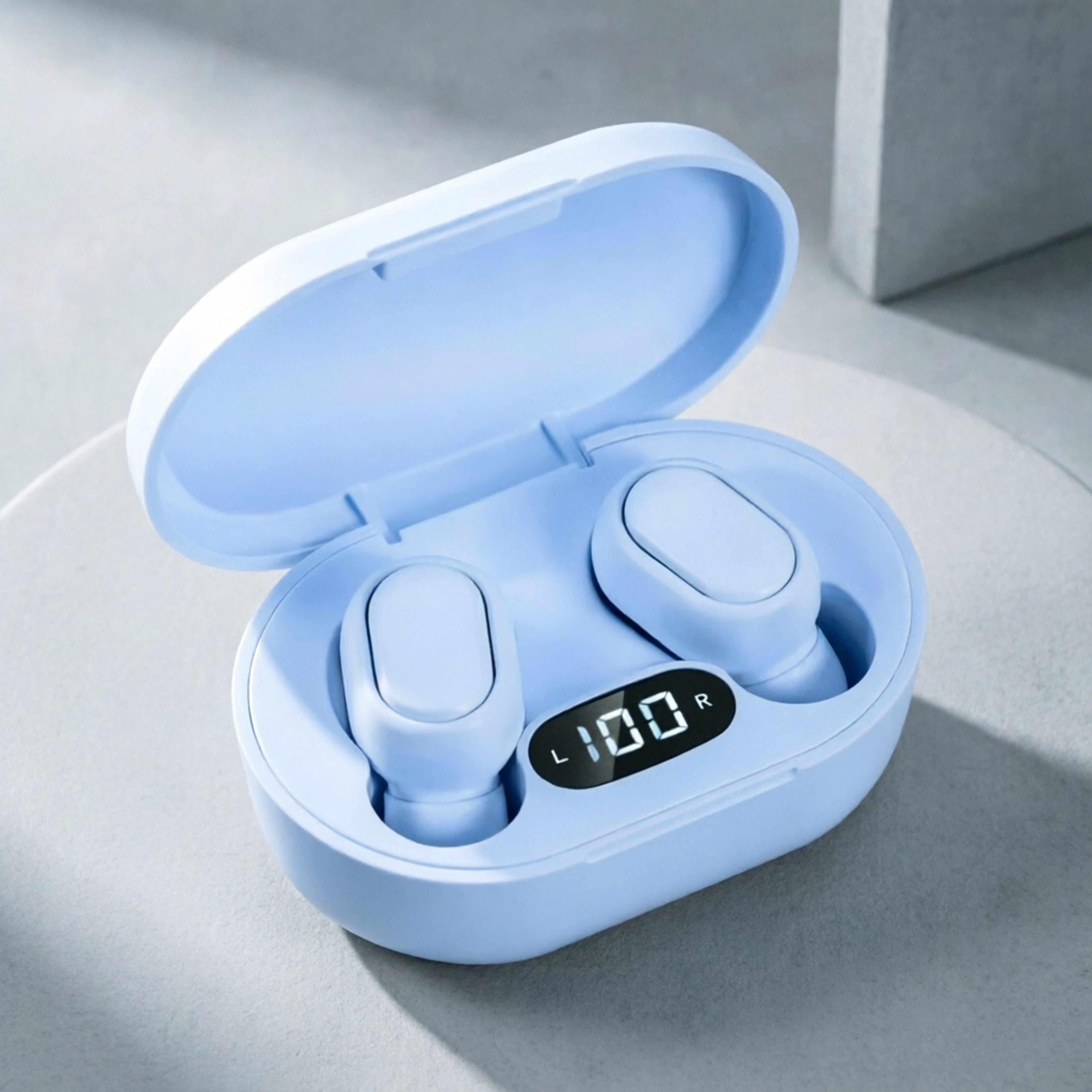 Premium Wireless Bluetooth Earbuds with LED Display & TWS Headphones – view 1