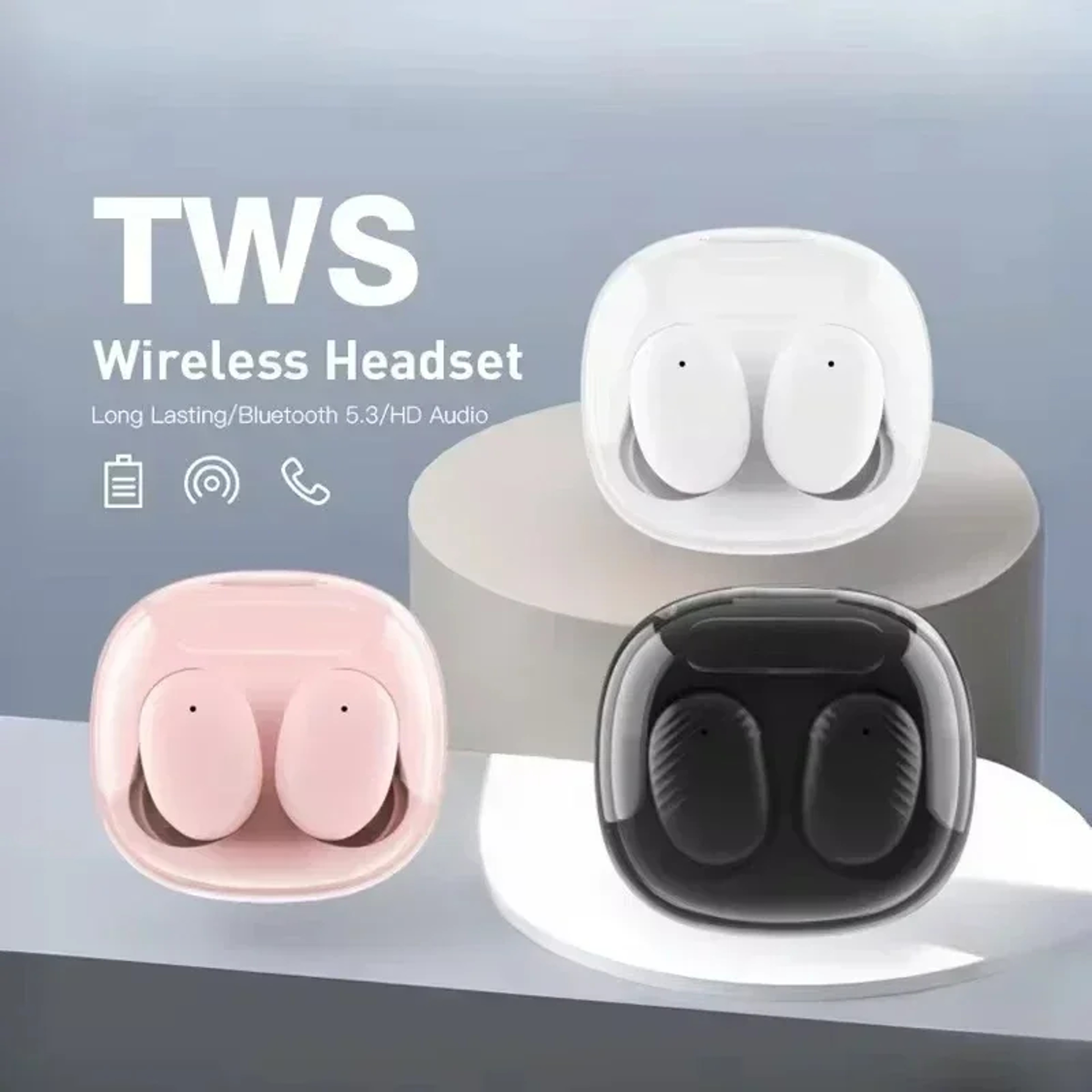PureAudio Ultra Compact TWS Wireless Bluetooth Headset Ergonomic Comfort Earbuds 2