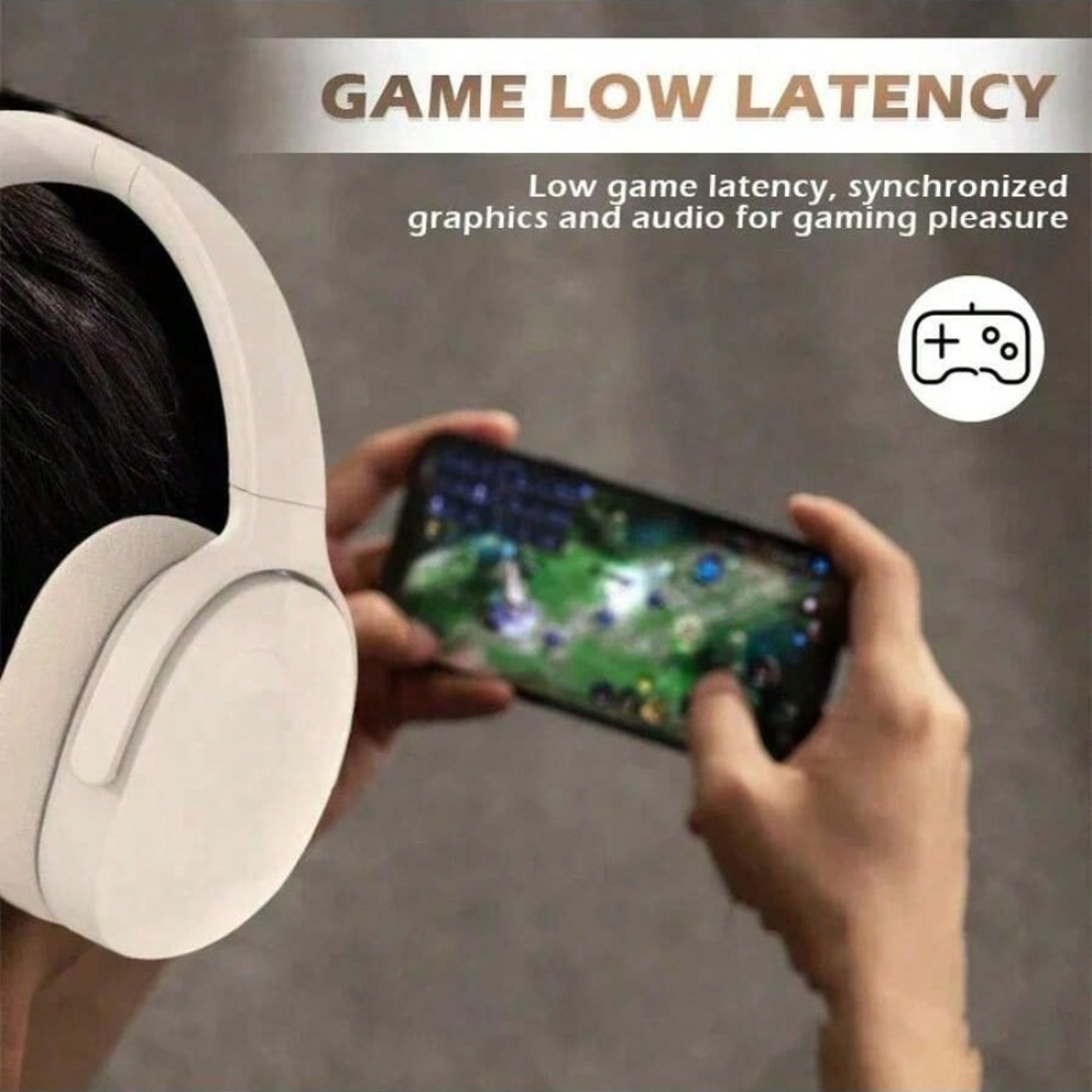 Macaron Wireless Over Ear Bluetooth Headphones with Microphone – view 4