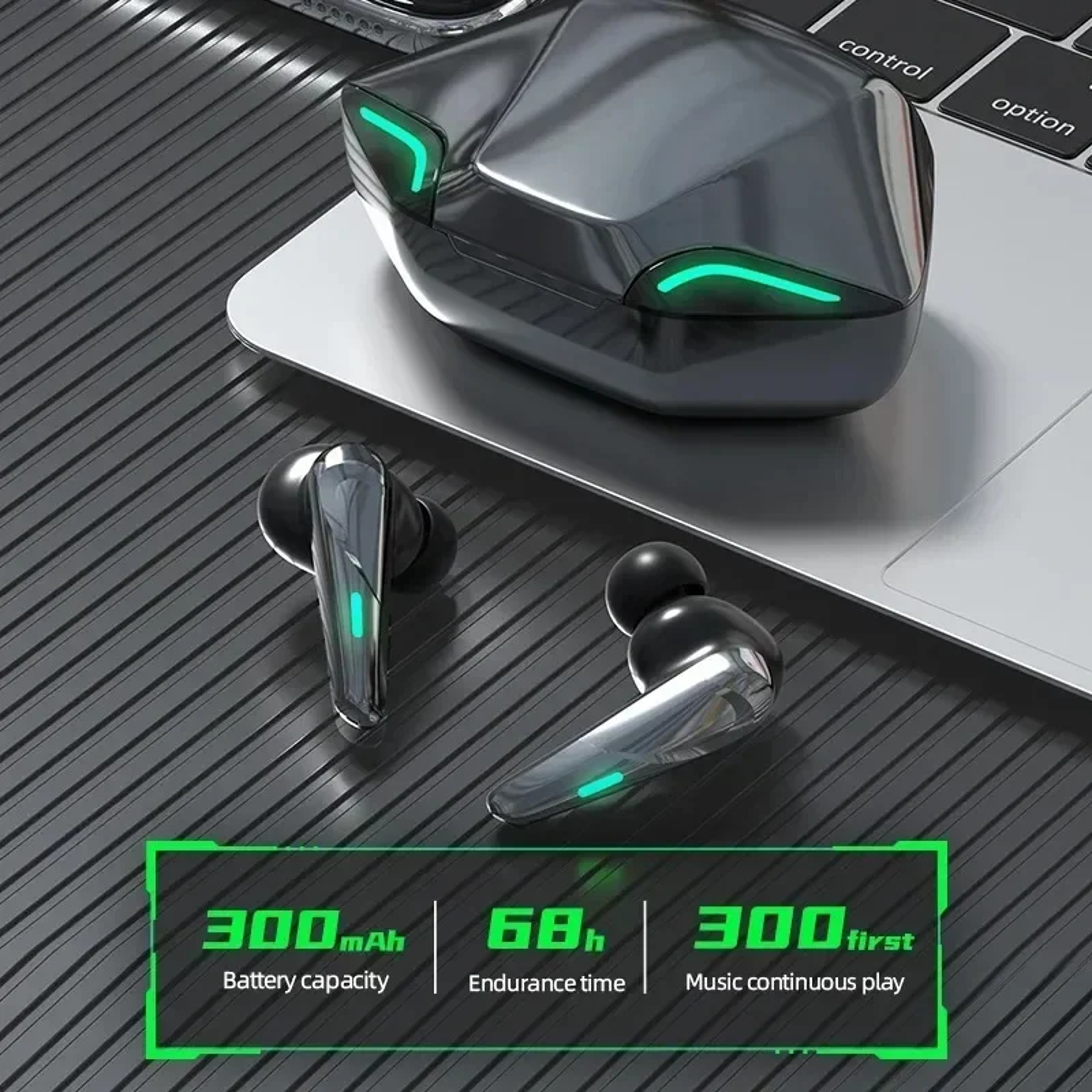Wireless Bluetooth Earbuds Low Latency Stereo Headset with Mic – view 5
