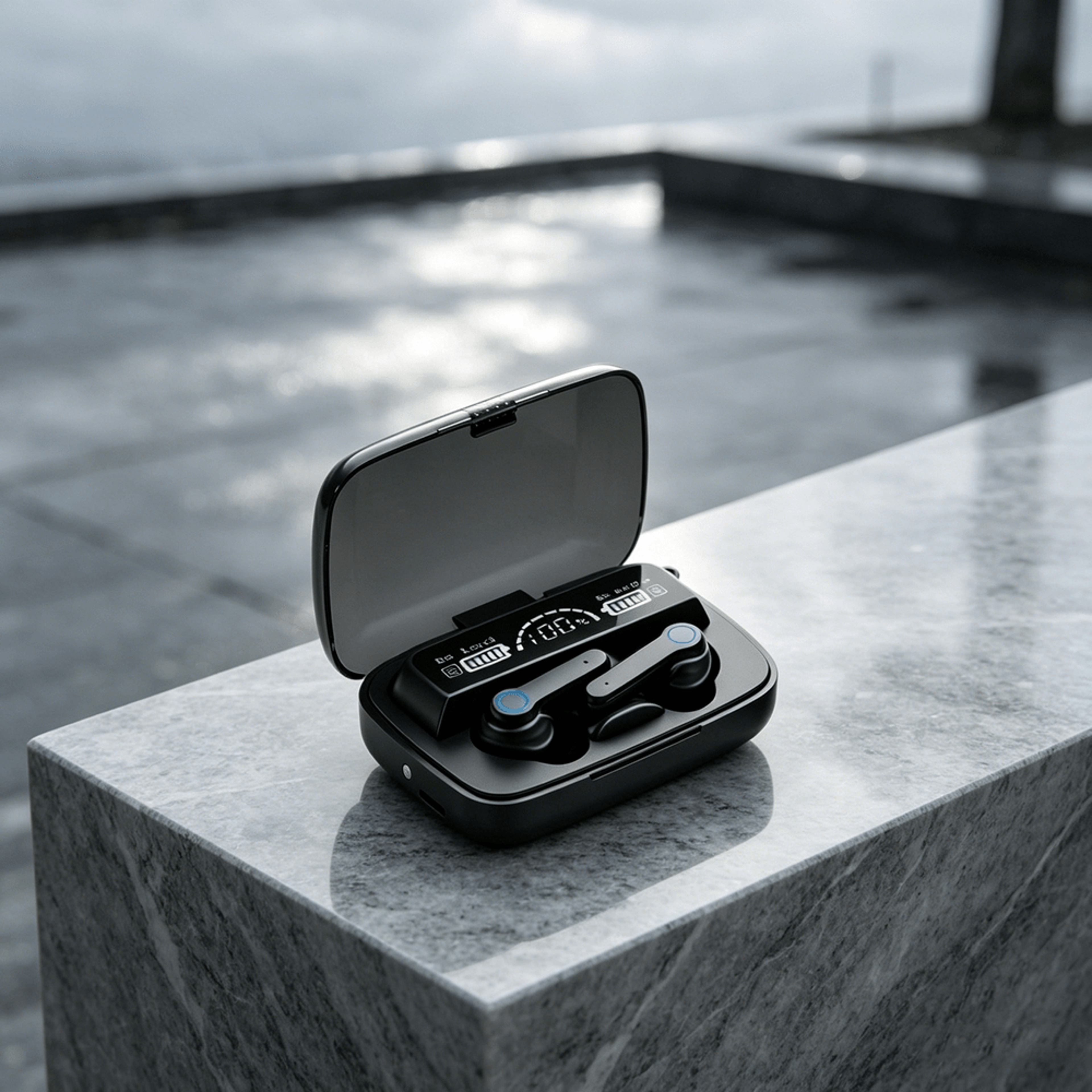 Apex Audio Elite TWS Bluetooth Earbuds with Smart Digital Charging Display – view 1