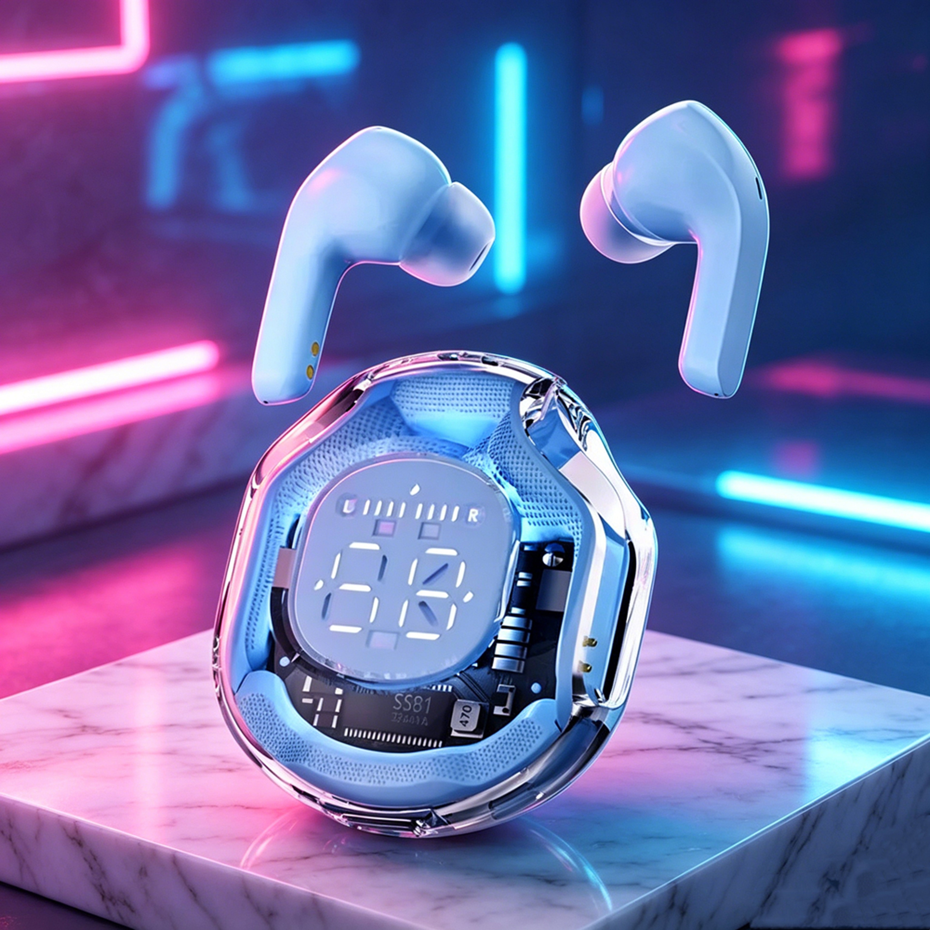 TWS Wireless Headset Bluetooth Sports Game Noise Reduction Earplug Deep Bass Touch Control for Smartphones – view 1