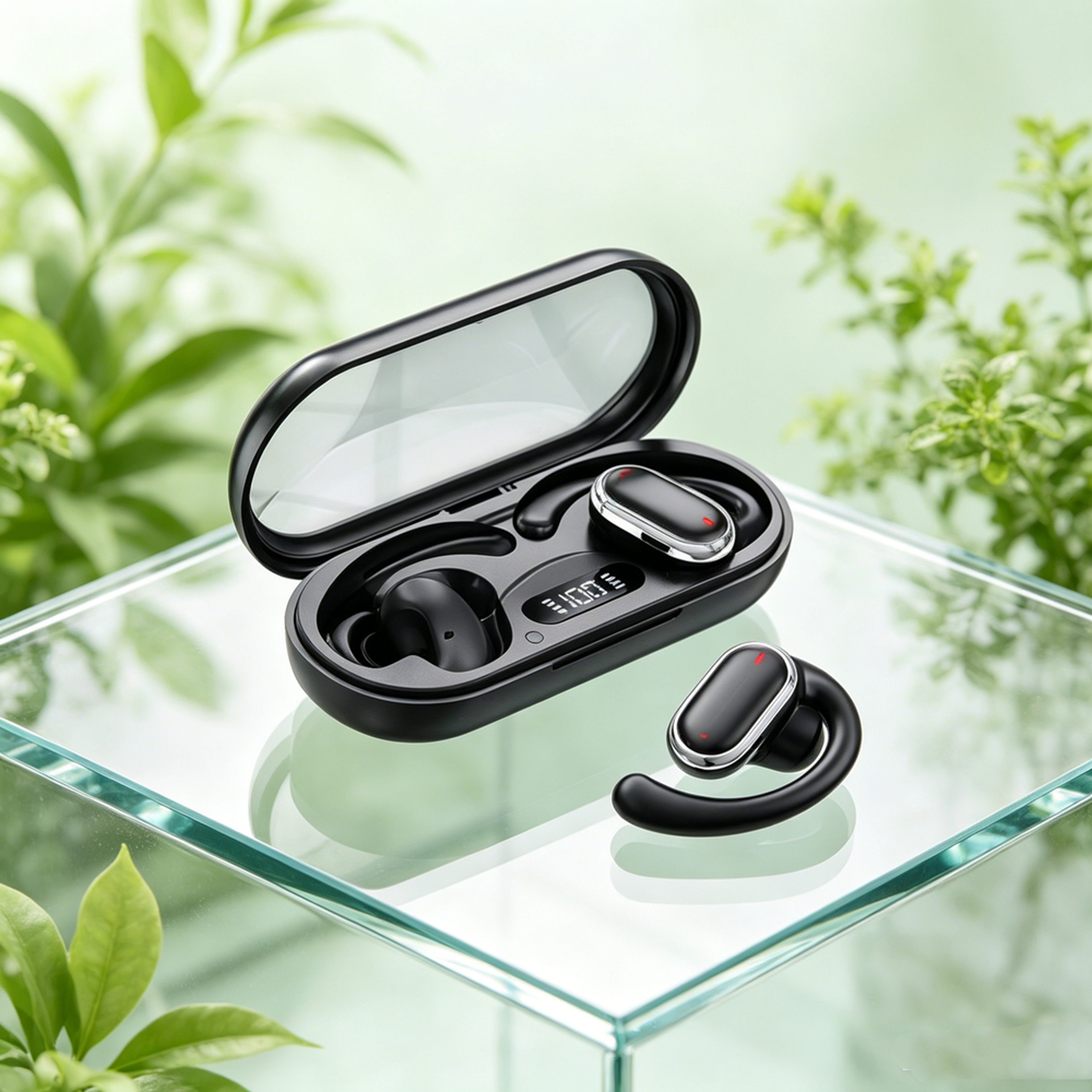 Open Ear OWS Bluetooth Sport Earbuds with Mic – view 1