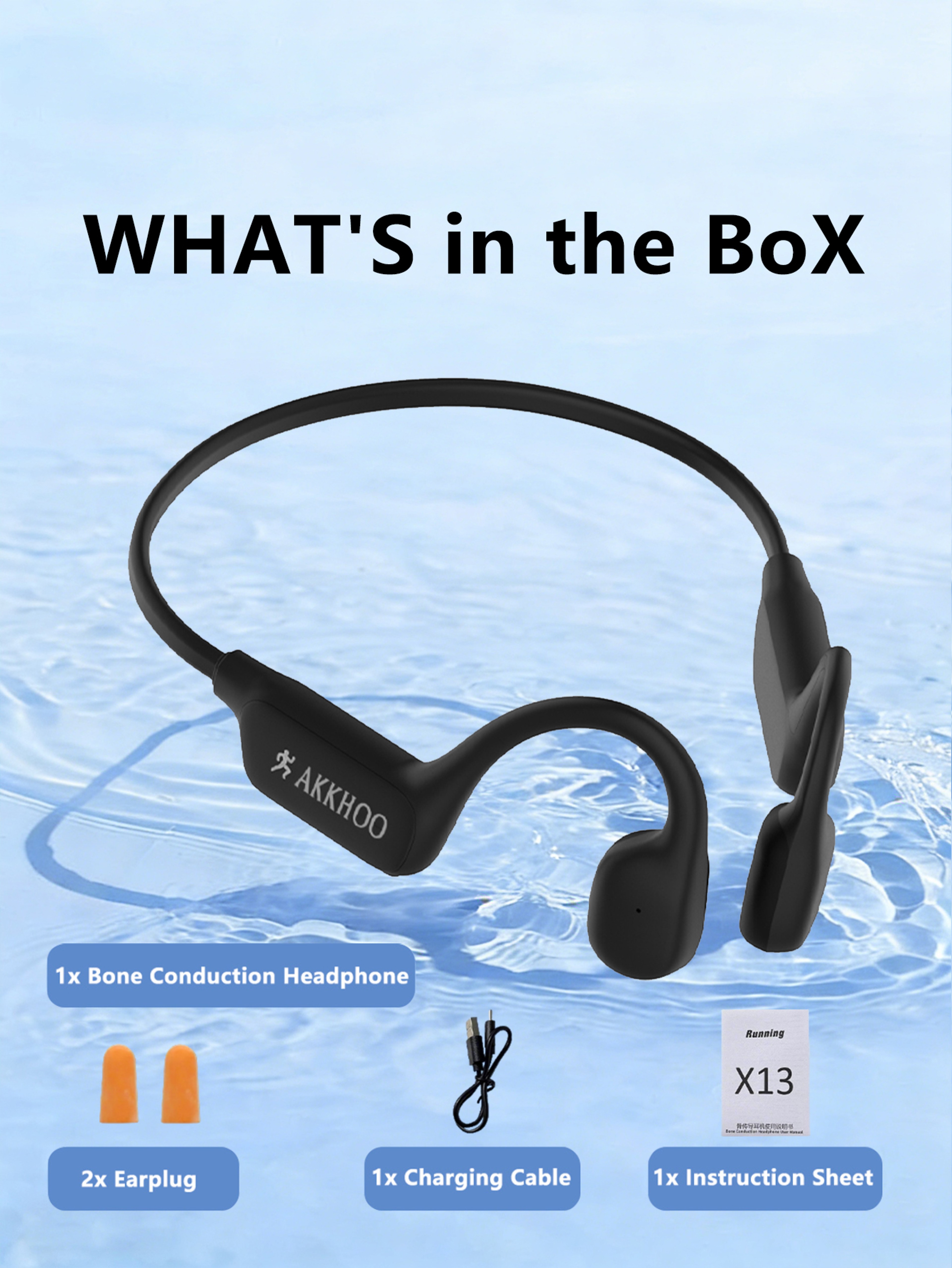 Open Ear Bone Conduction Bluetooth Headphones with ENC Noise Cancellation – view 6