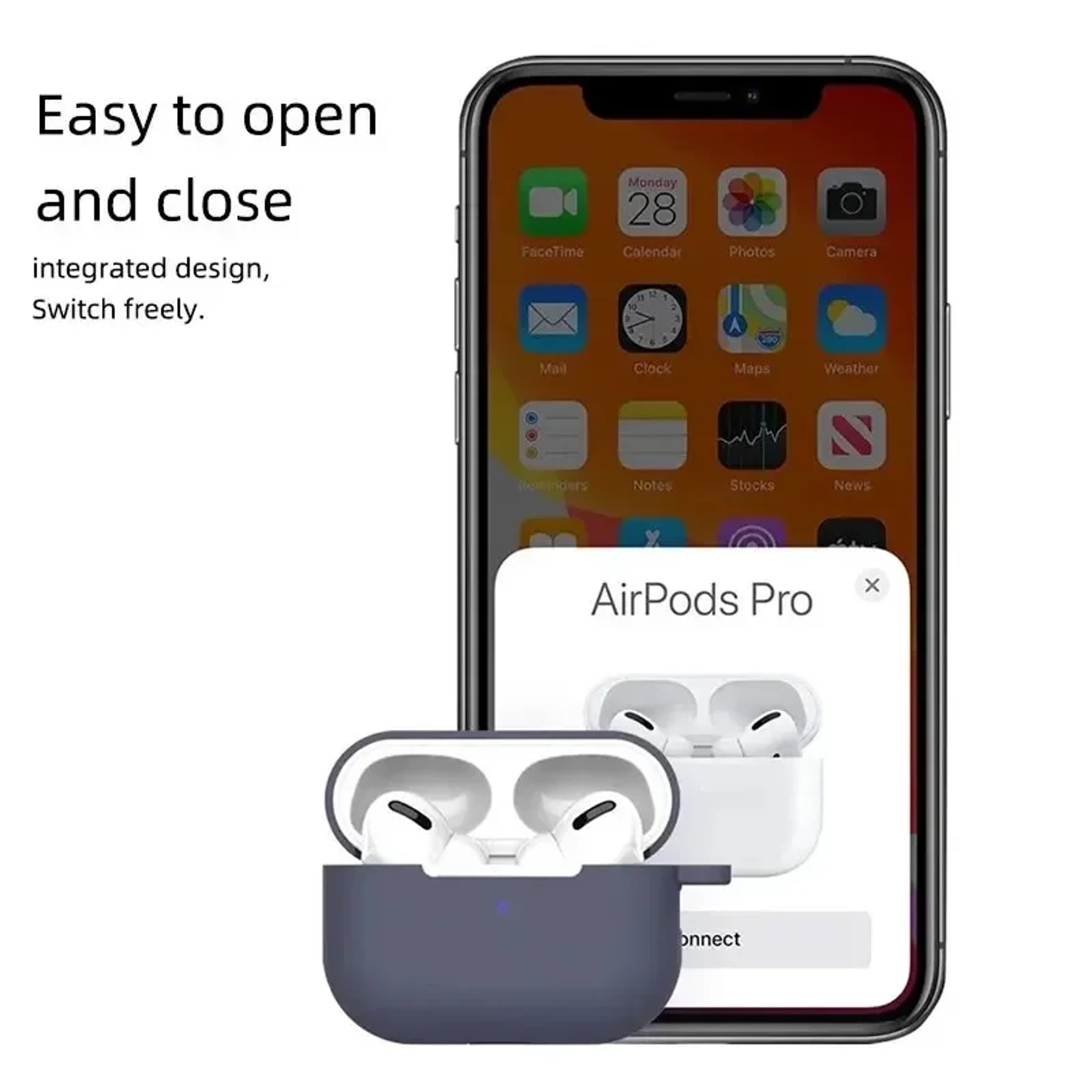 Premium Silicone Protective Cover For AirPods Pro Case Durable Soft Touch AirPods Pro Accessories 3