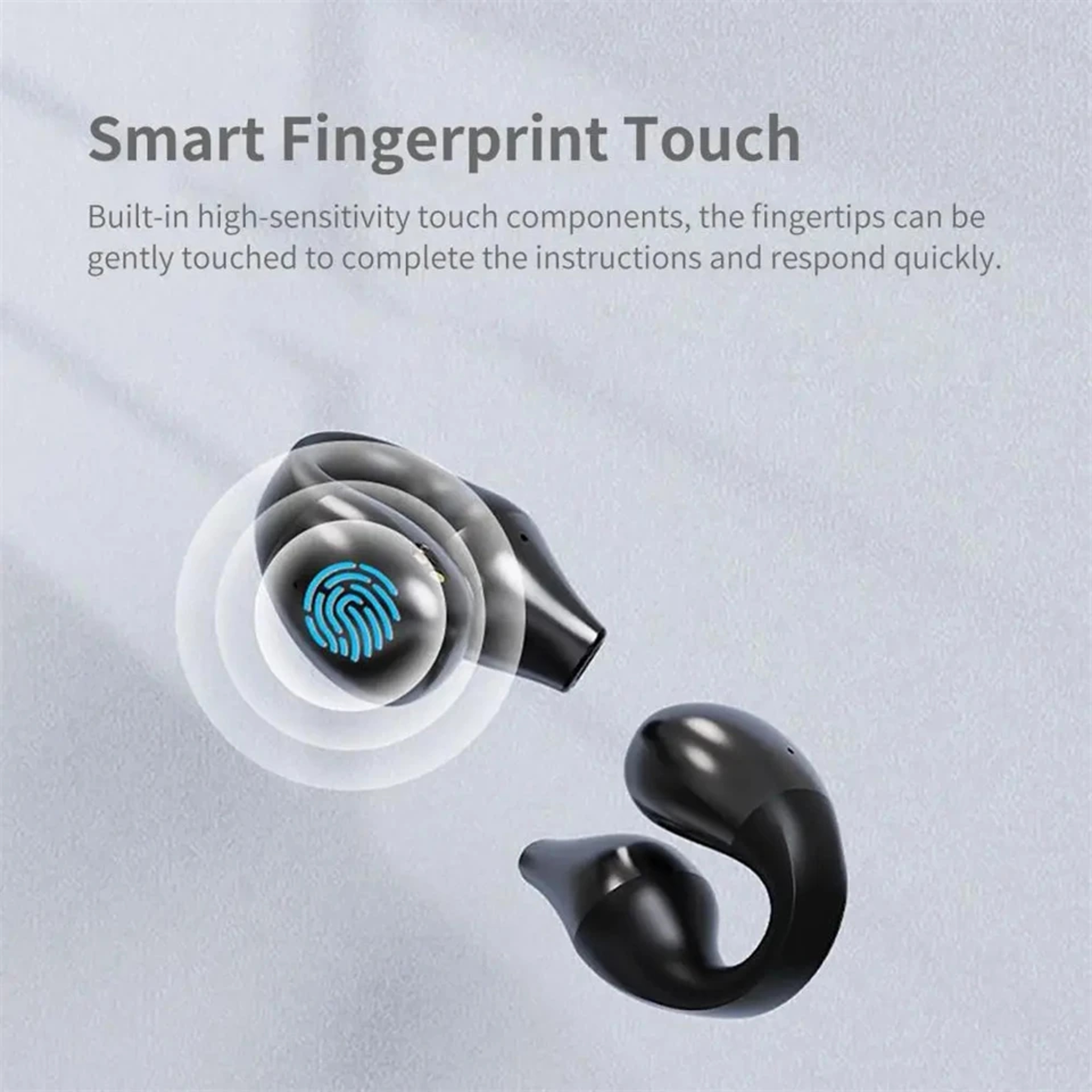 Premium Wireless Bluetooth Earbuds With LED Power Display  Mic Sport Earphones 4