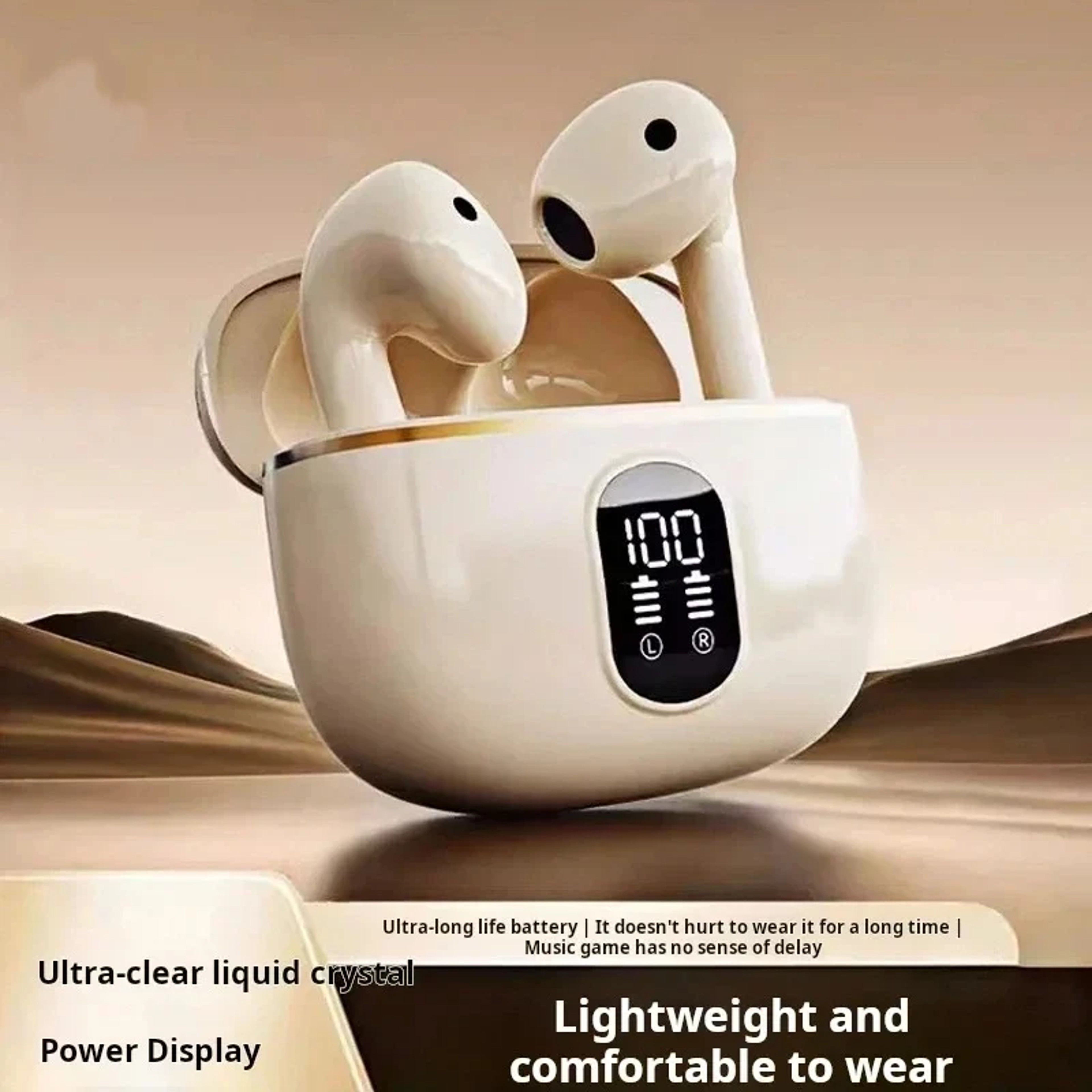 Ultimate SoundPro True Wireless Bluetooth Earbuds with LED Power Display & HiFi Stereo – view 3