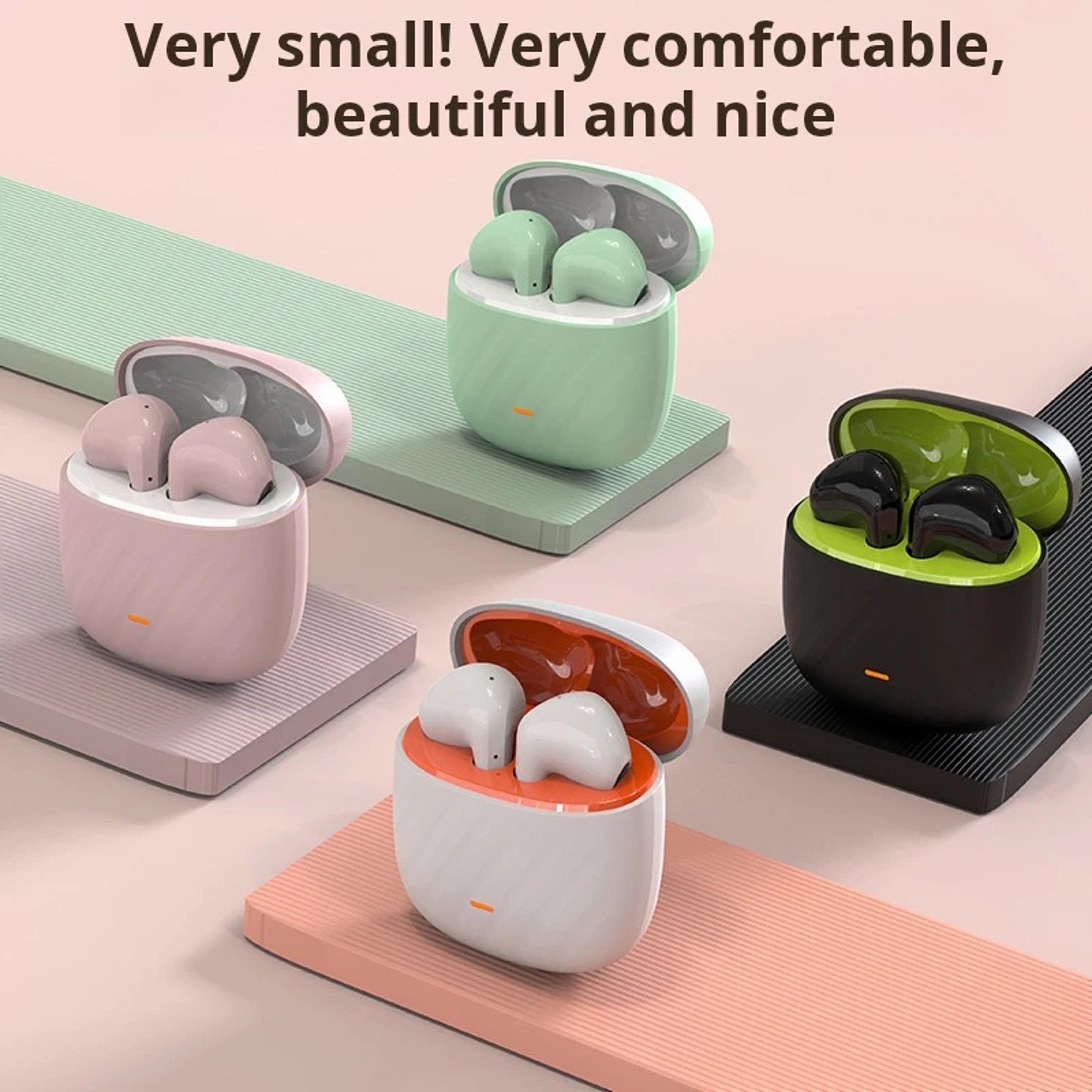 Compact Wireless Bluetooth Earbuds with Comfortable In Ear Fit and Stereo Sound – view 3