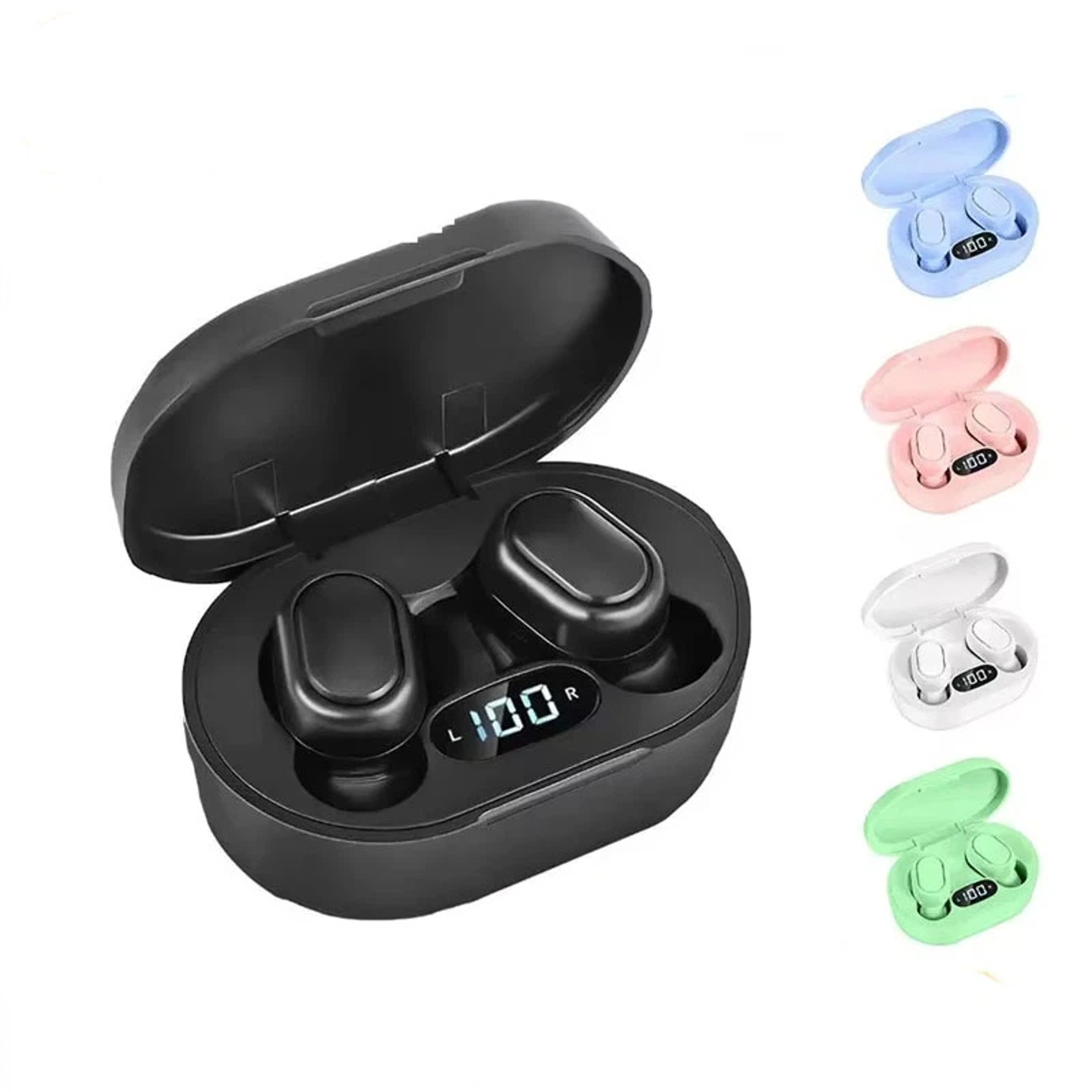Wireless Bluetooth Earbuds with Battery Display and Touch Control – view 1