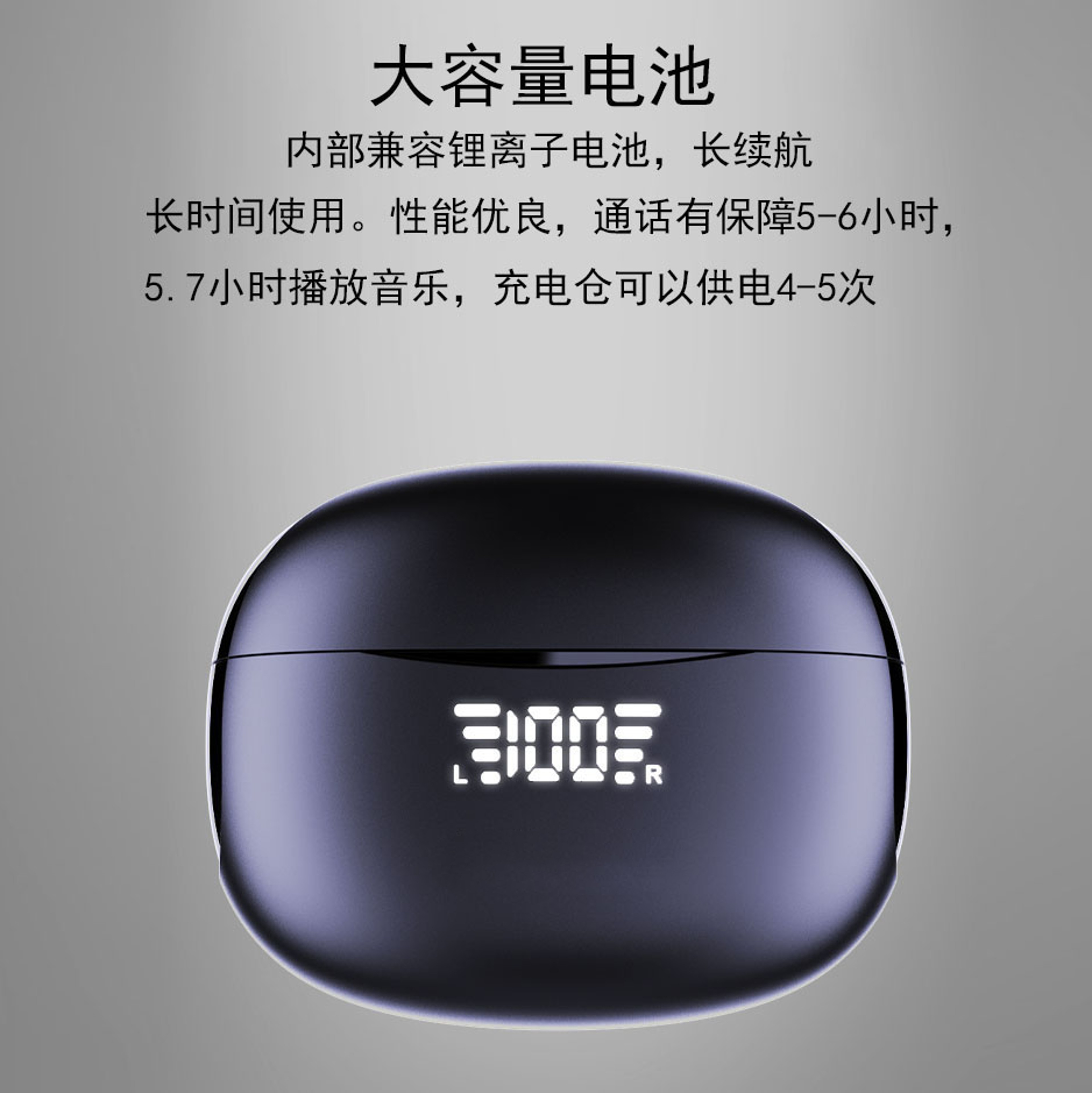 Wireless Bluetooth Earbuds with Touch Control Noise Reduction and Power Display – view 4