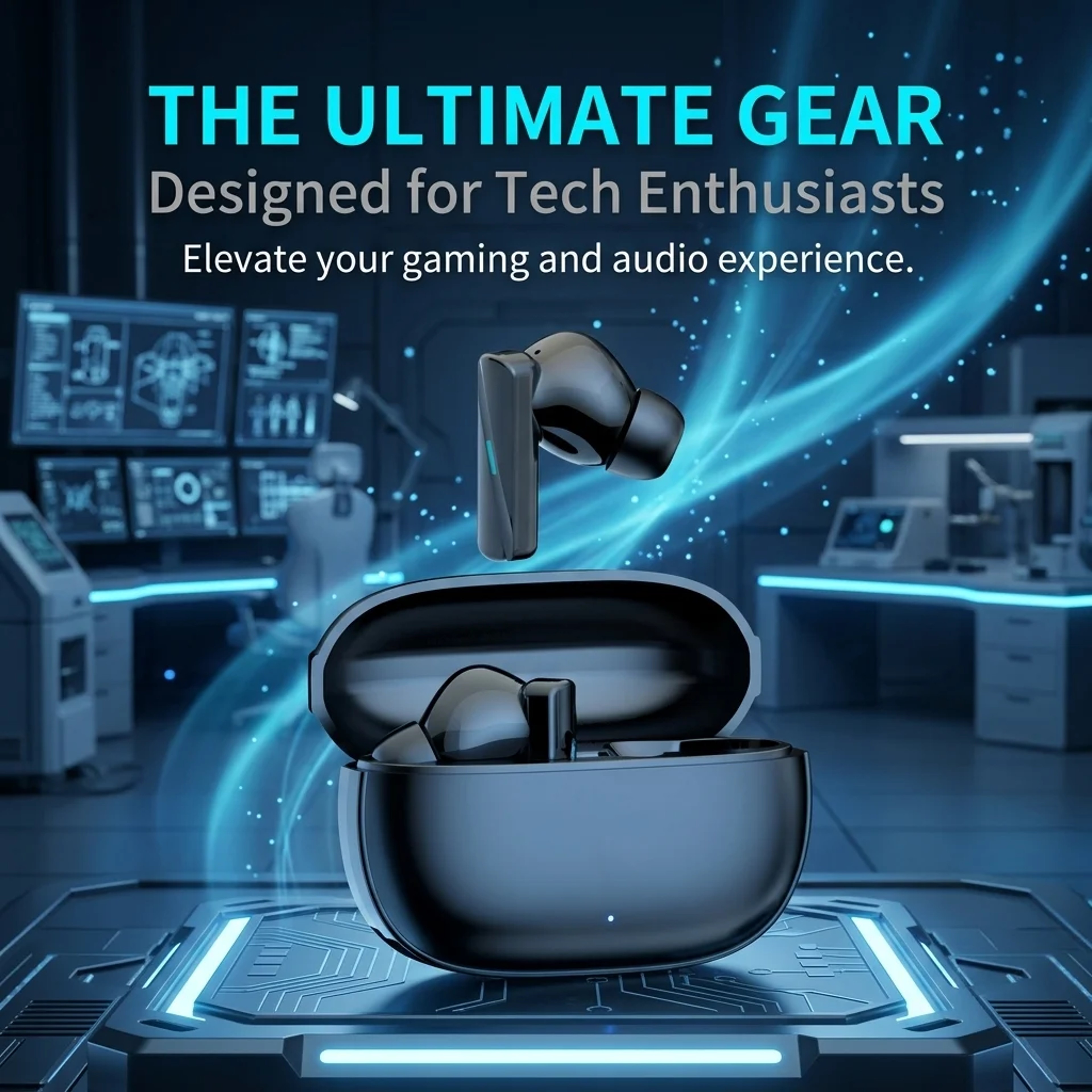 Premium Compact Wireless Bluetooth Earbuds with Touch Controls & Noise Isolation – view 5