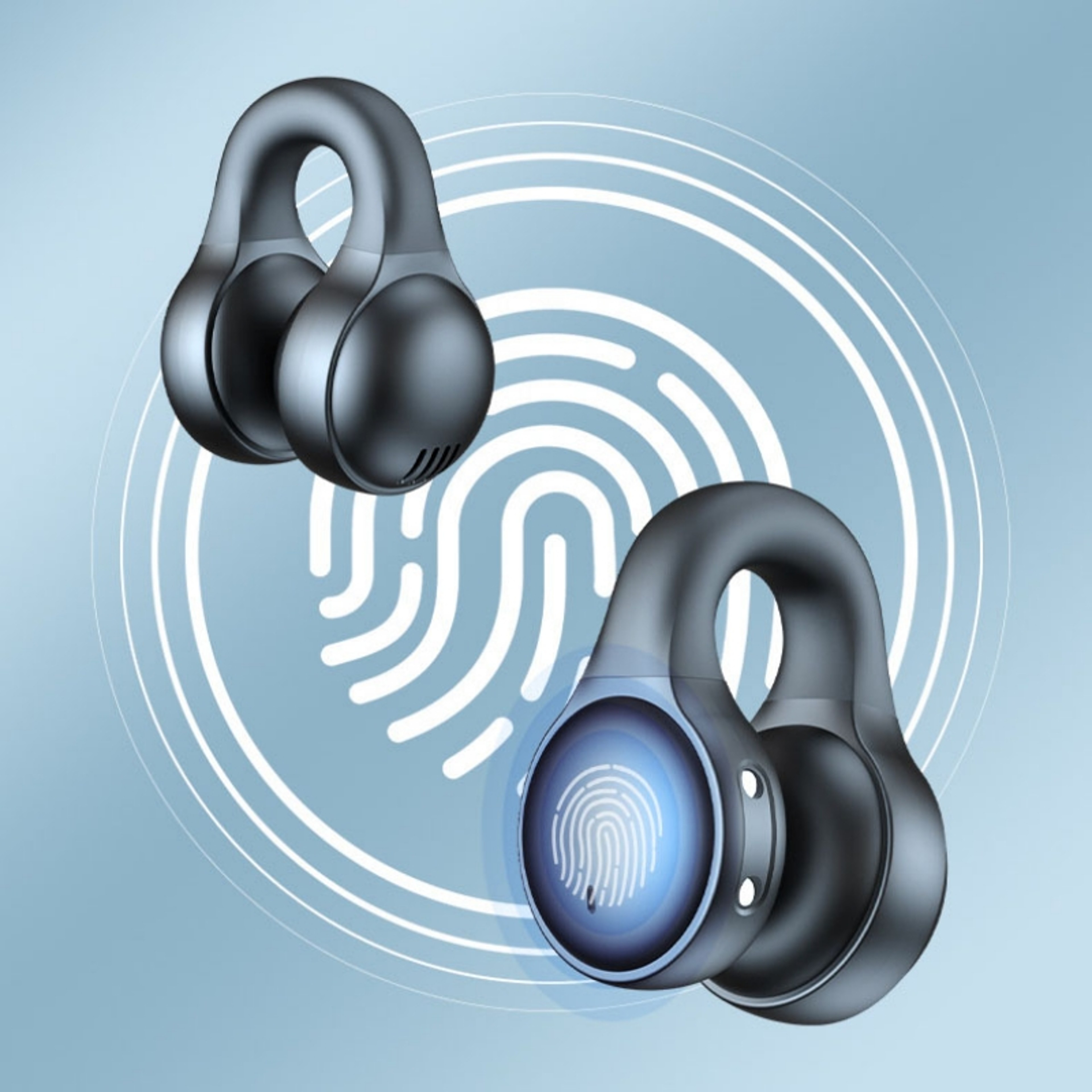 ComfortClip Bluetooth Wireless Earbuds with Noise Reduction & Power Display – view 6