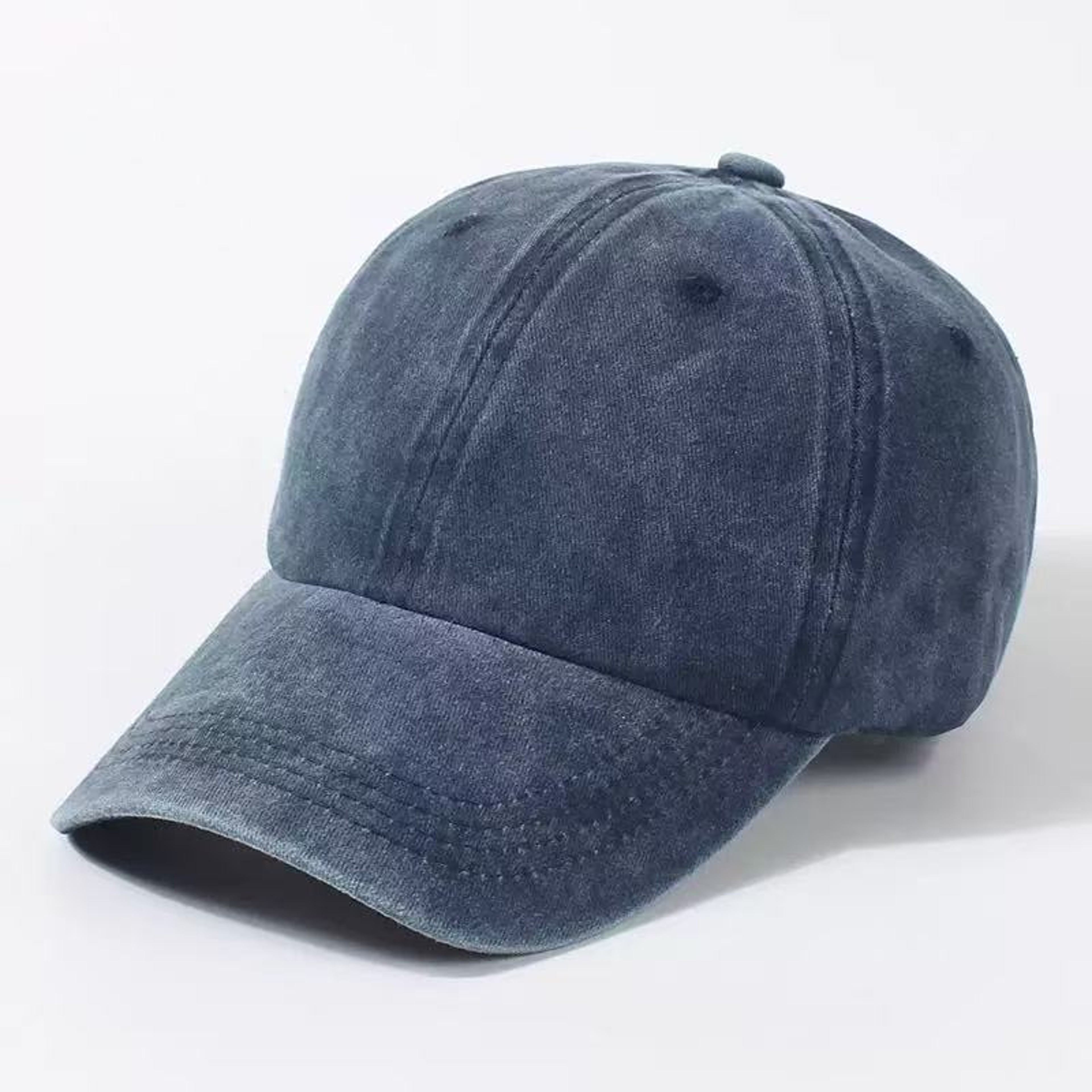 Washed Cotton Unisex Adjustable Snapback Hat Classic Cotton Baseball Cap For Men  Women 6