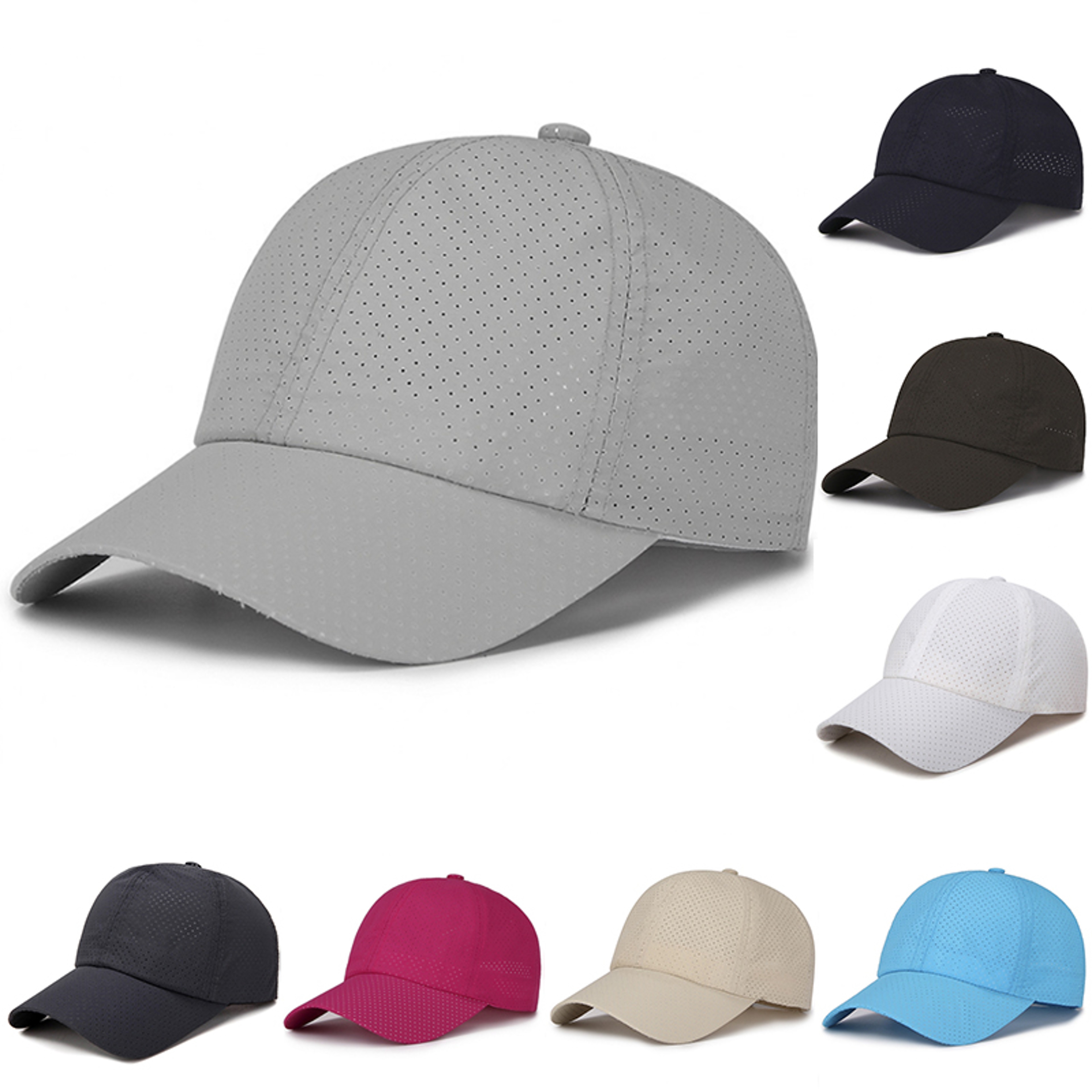 All Season Quick Dry Mesh Baseball Cap Breathable Sun Hat Adjustable Outdoor 2