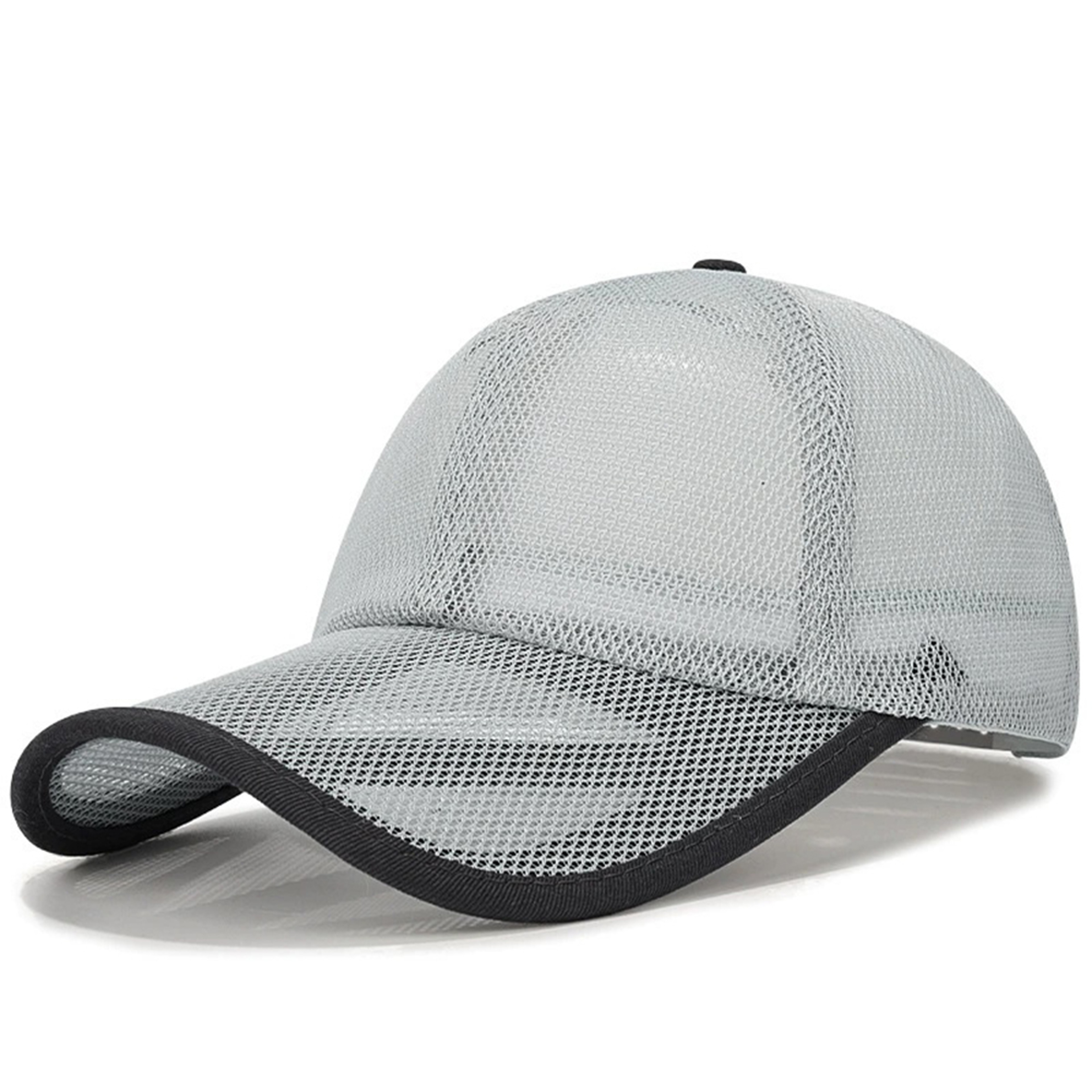 Openwork Brim Baseball Cap Breathable Mesh Summer Hat For Men Women Outdoor Sun Protection 4