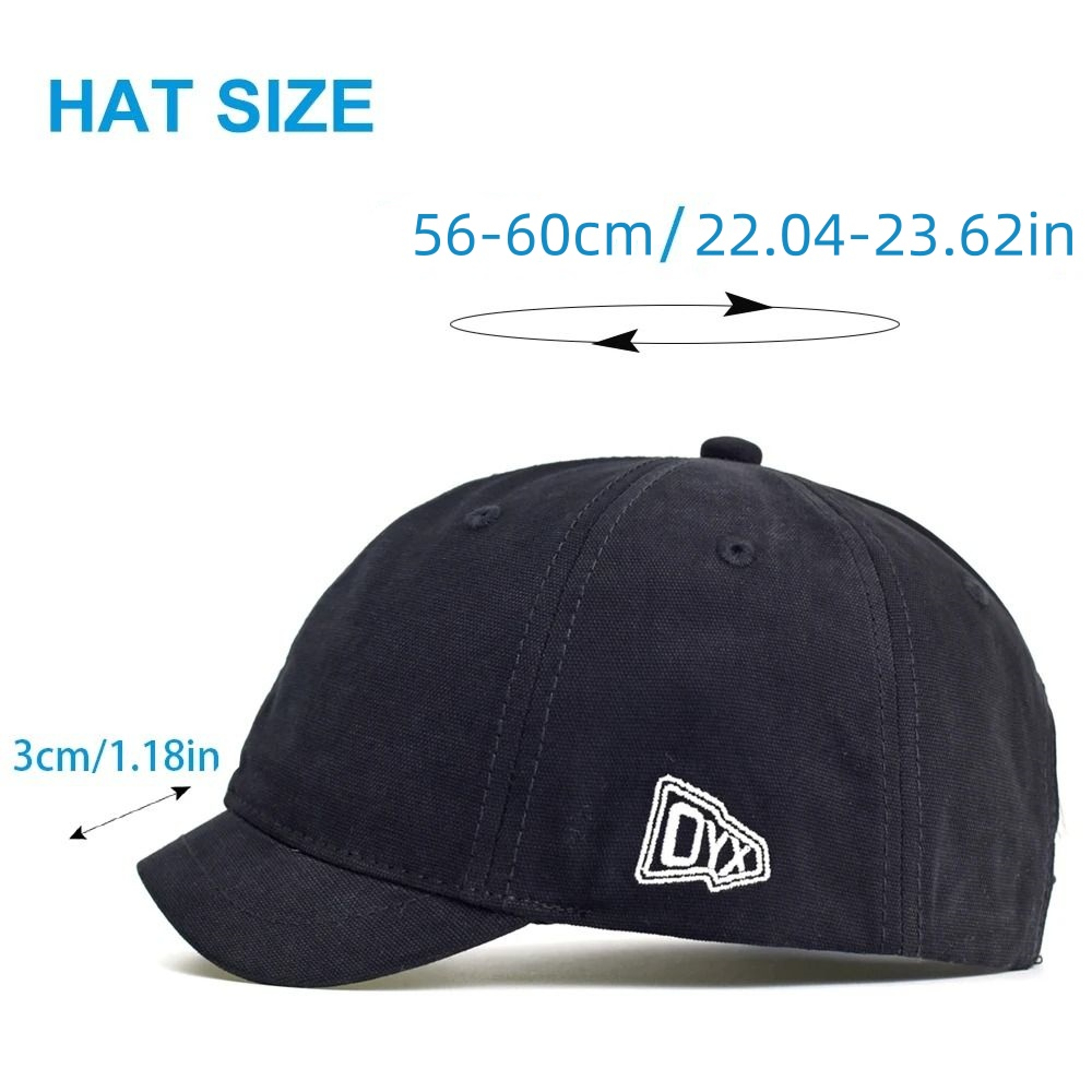 Premium Cotton Baseball Cap Embroidered Snapback Hat With Sun Protection 1