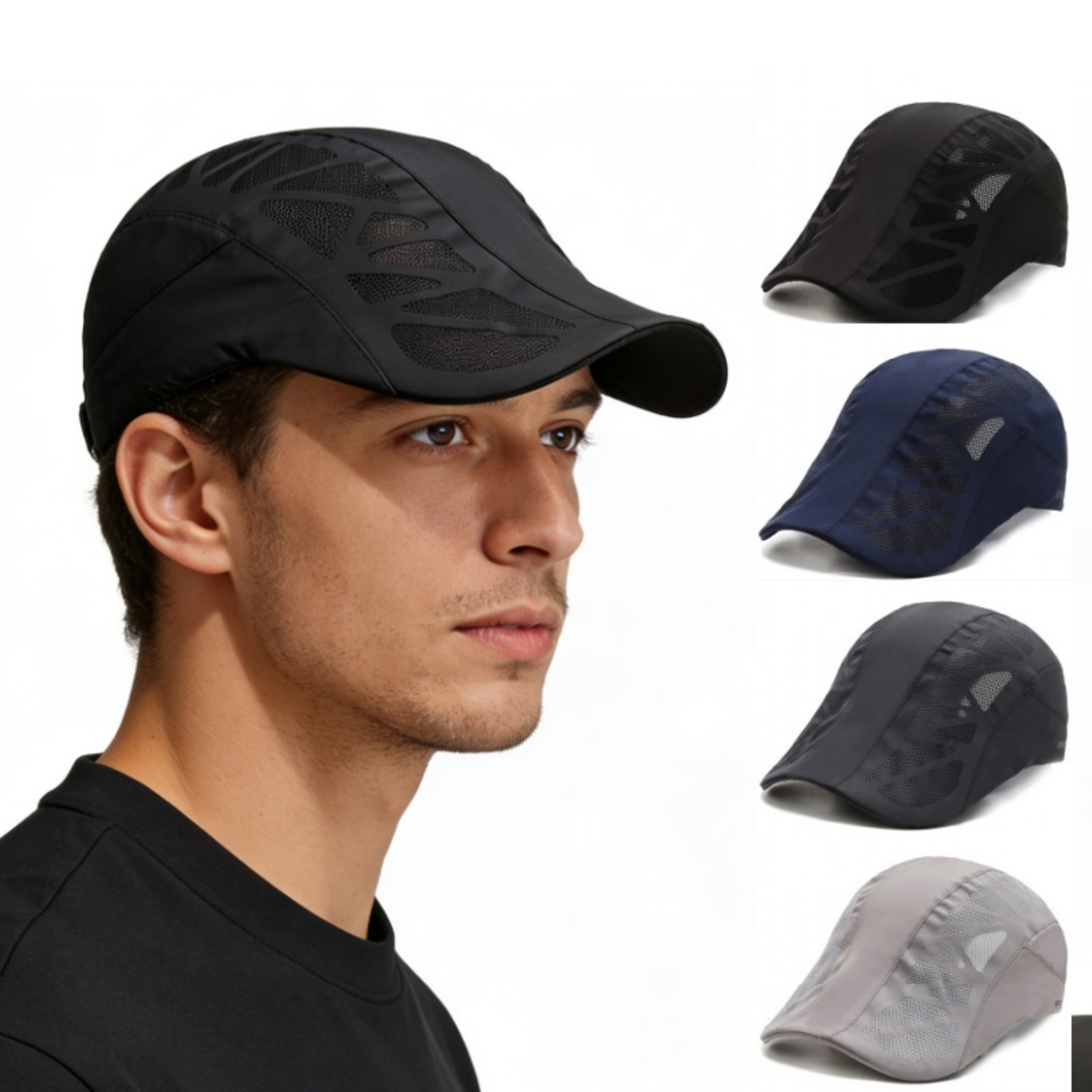 Breathable Mesh Sun Hat with UV Protection Quick Dry Sports & Fishing Cap – view 1