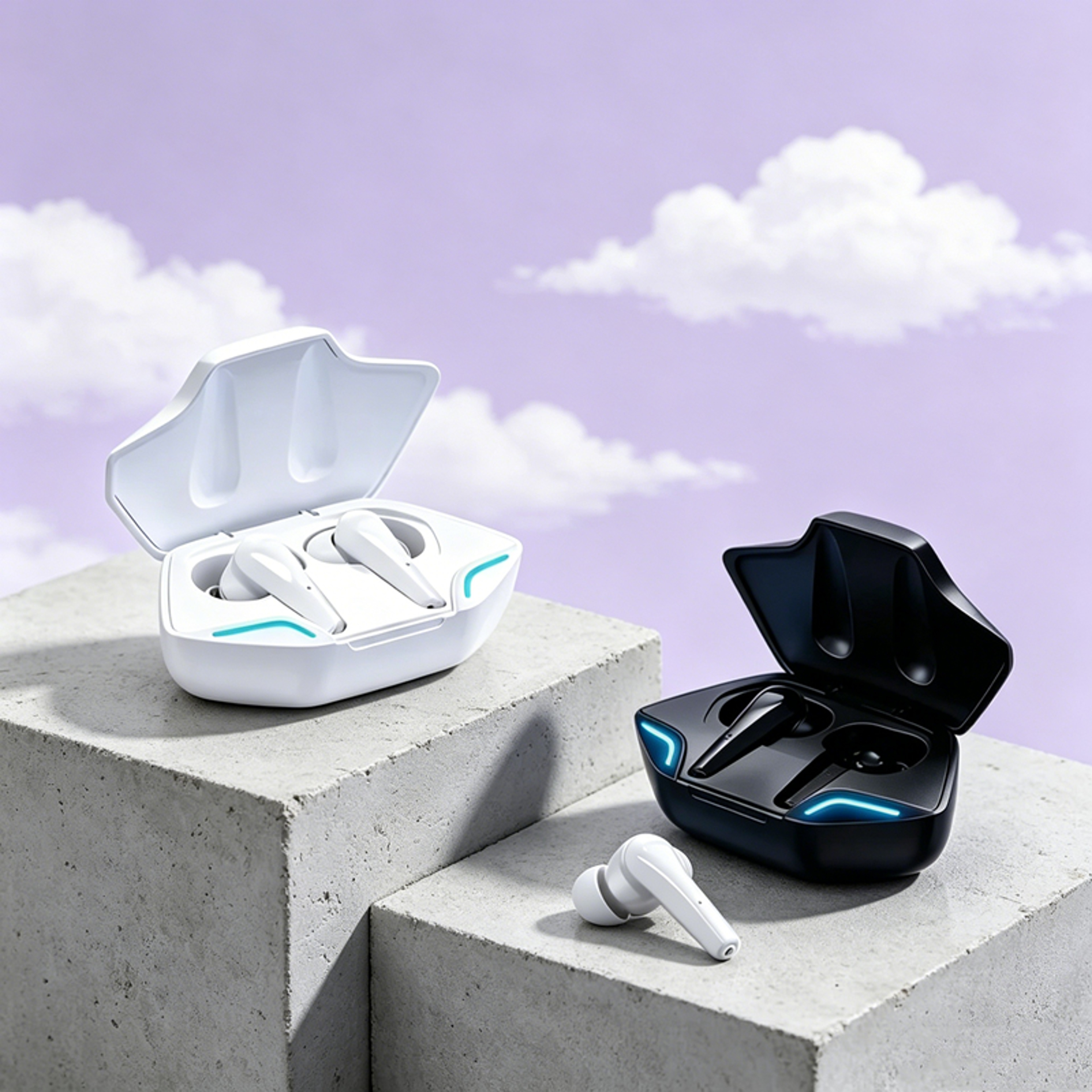 HiFi Wireless Bluetooth Earbuds with Mic and Charging Case – view 1