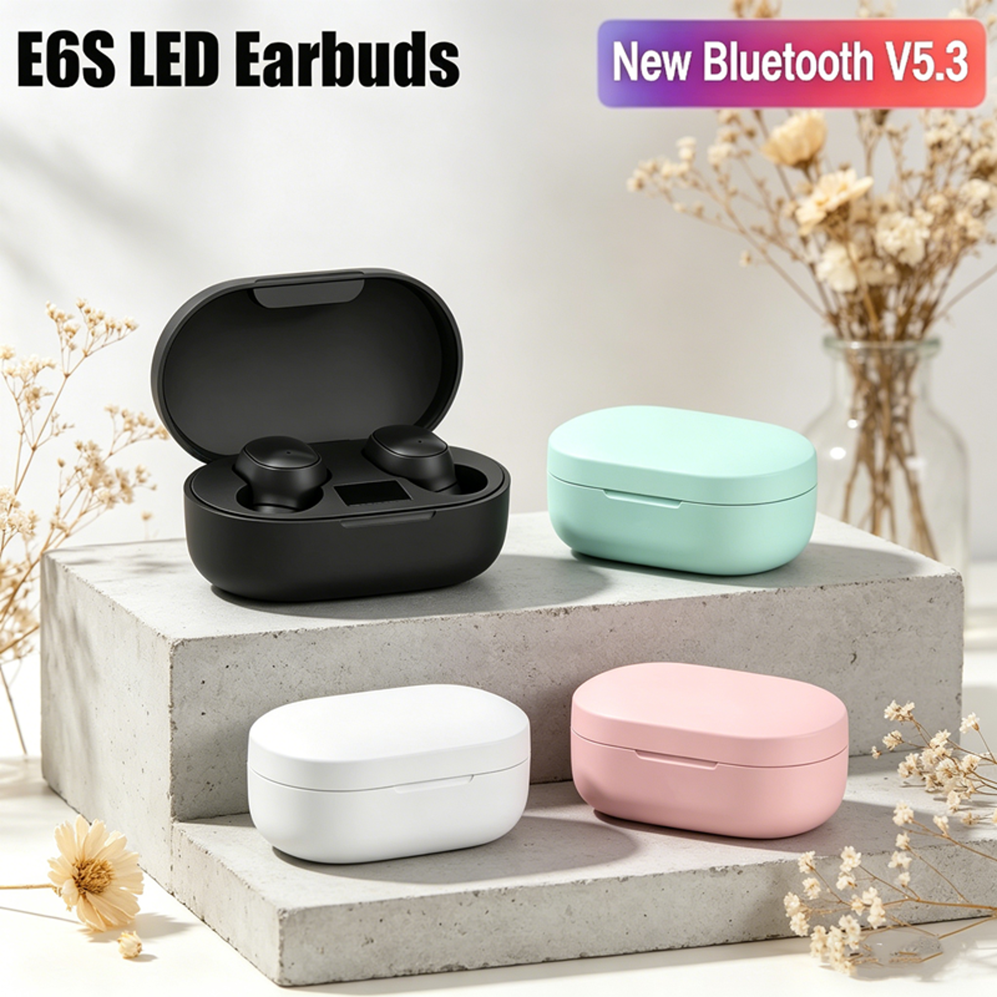 Wireless Bluetooth Earbuds With Noise Cancelling Mic Smartphones 0