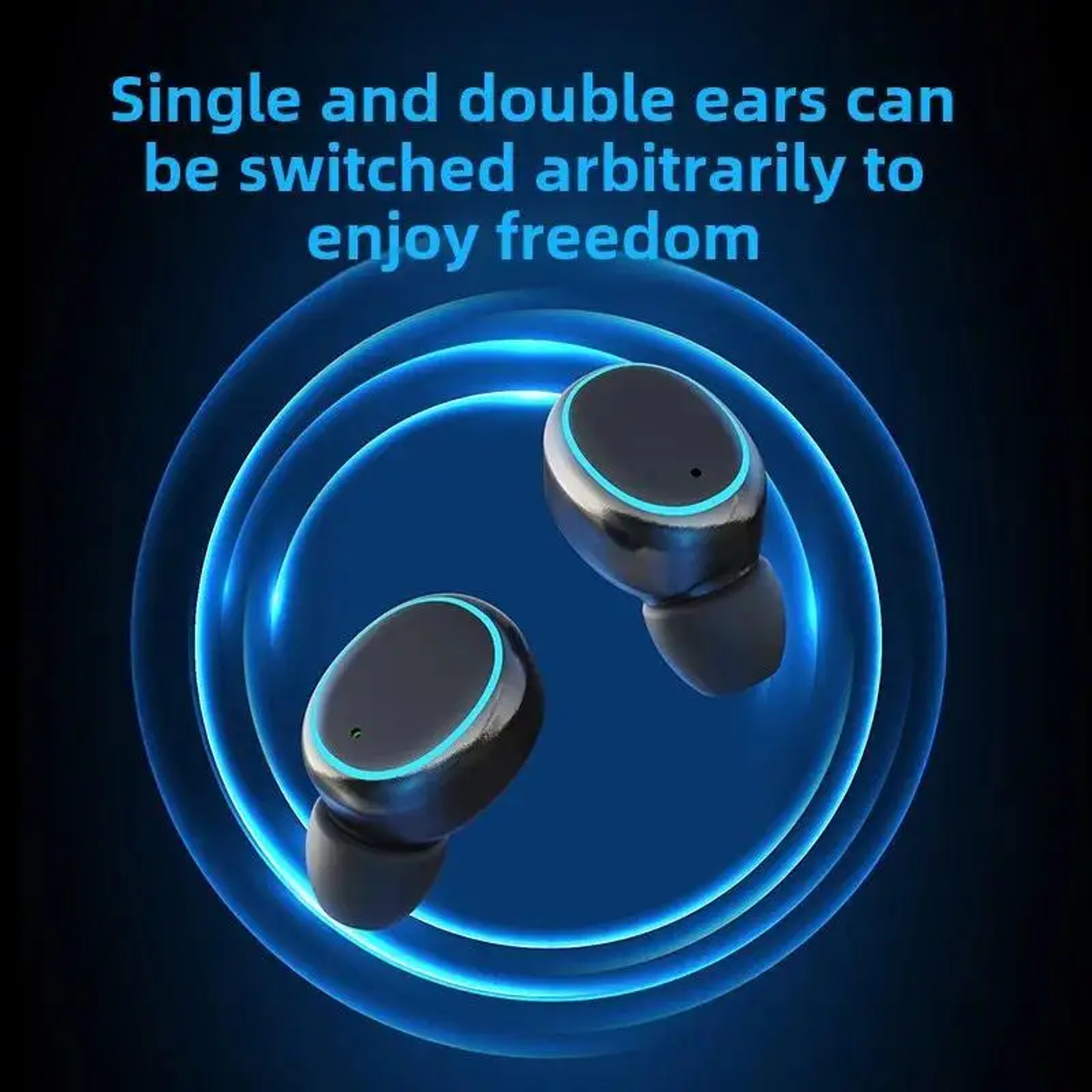 LED Display Wireless Bluetooth Earbuds with Stereo Sound – view 6