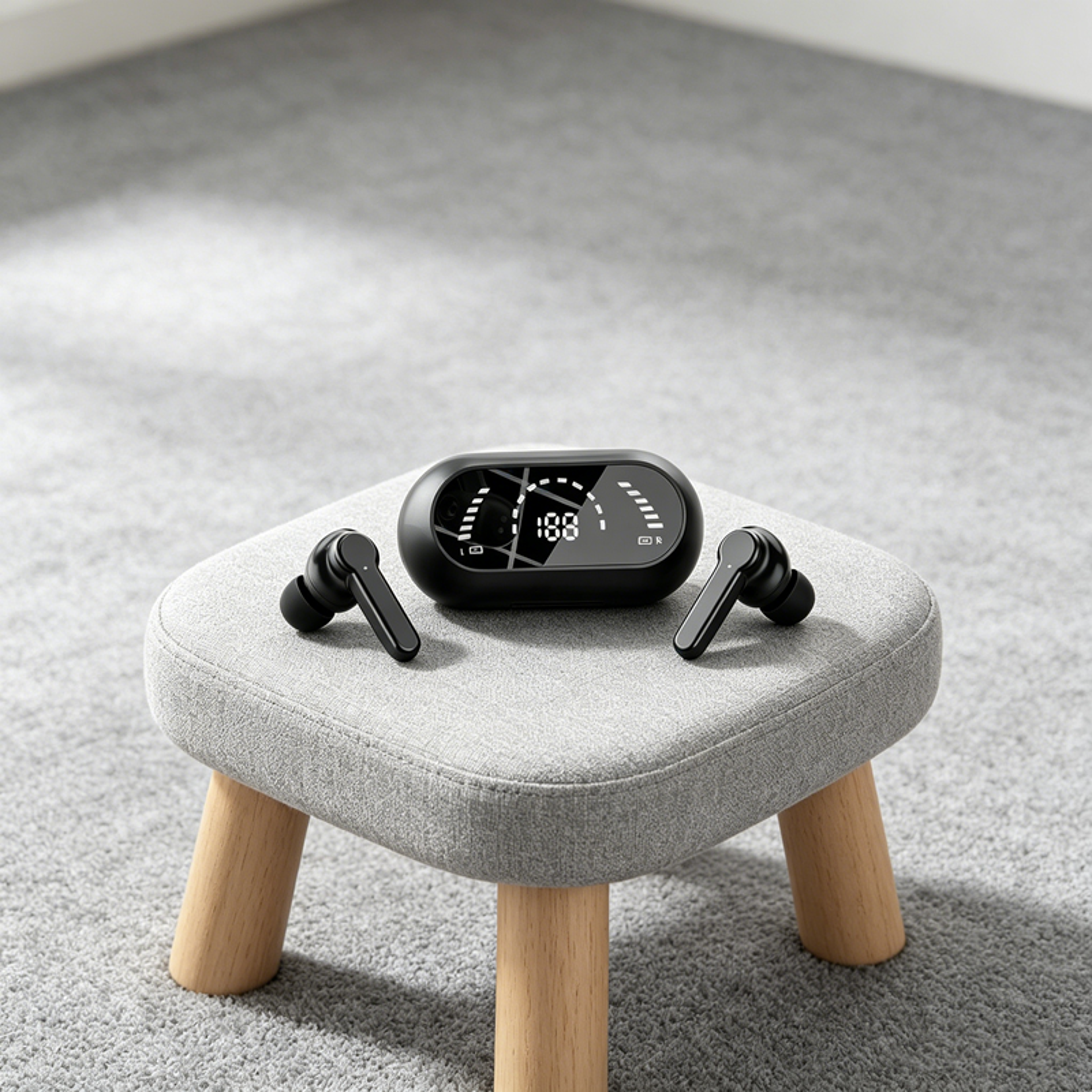 Bluetooth Wireless Earbuds with Bass Sound and Touch Control – view 1